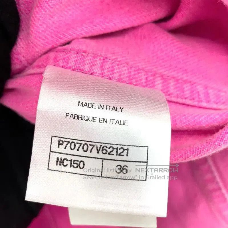 Chanel Chanel Pink Cotton Women's Jacket . Size S / US 4 / IT 40 - 8 Thumbnail