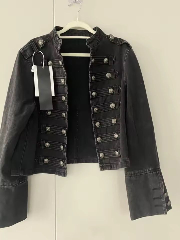 Japanese Brand Vintage Military Inspired Denim Jacket Size M / US 6-8 / IT 42-44 - 5 Thumbnail