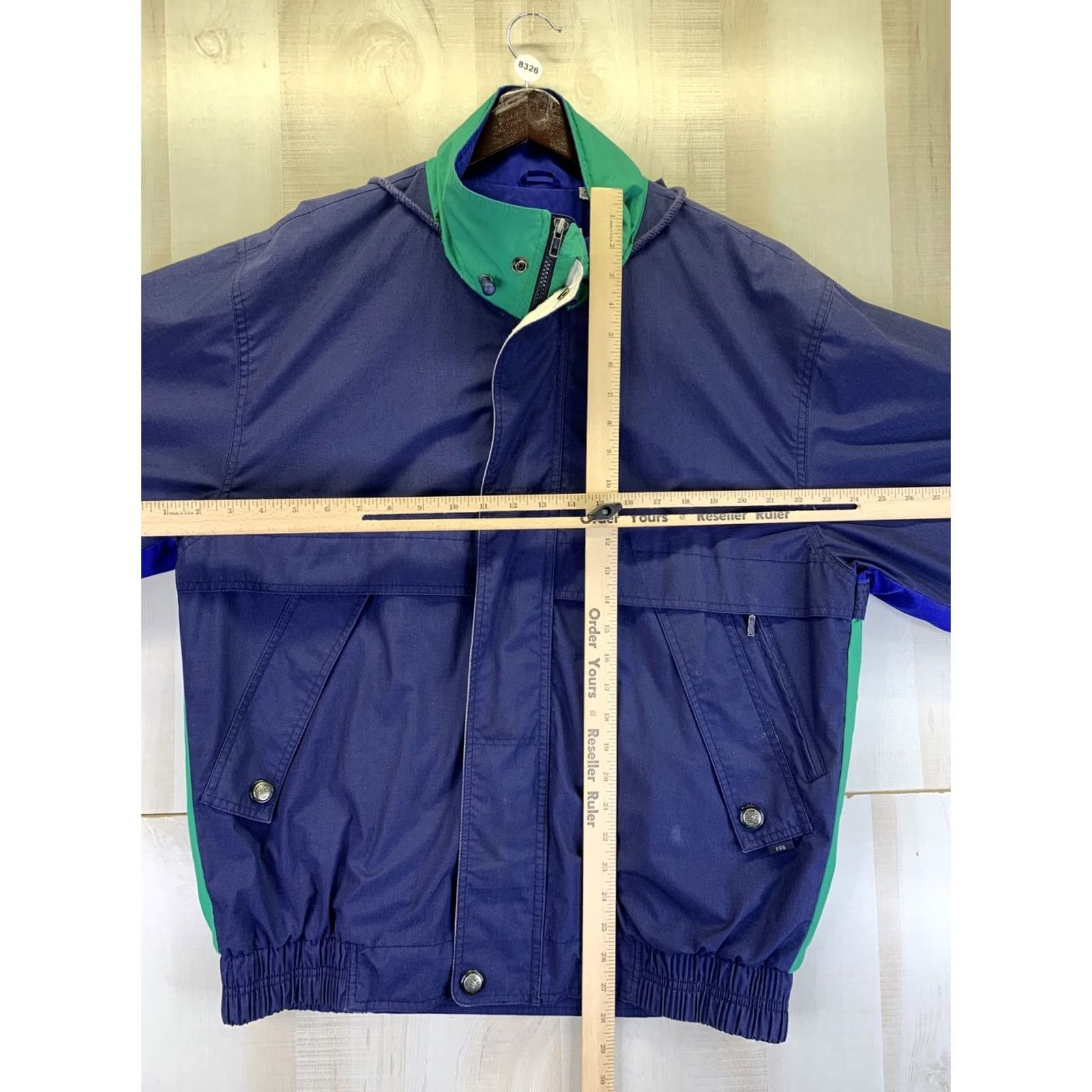 London Fog VINTAGE London Fog Mens Windbreaker Jacket Green Blue Medium Long-8326 Mens Size US M / EU 48-50 / 2 - 2 Thumbnail