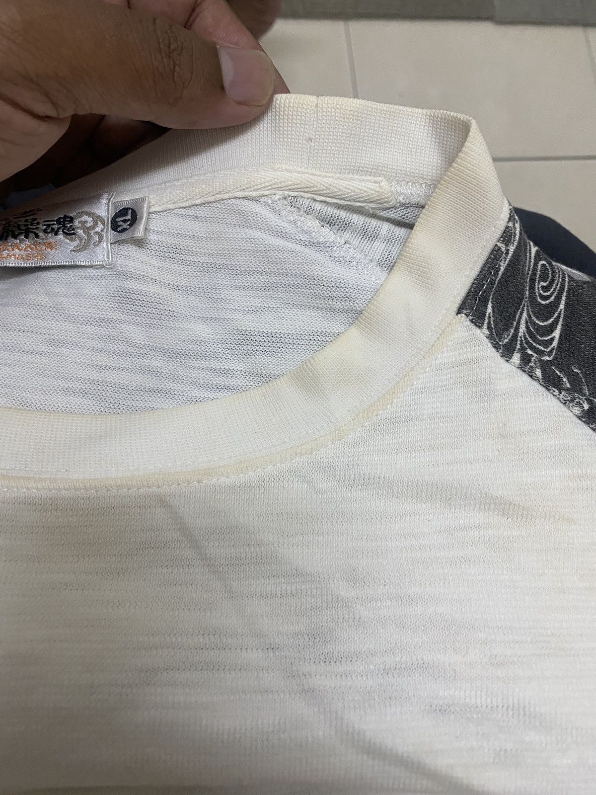 If Six Was Nine × Japanese Brand Japanese Brand Kara Kuri Triple Pocket Tee Size US XL / EU 56 / 4 - 11 Thumbnail
