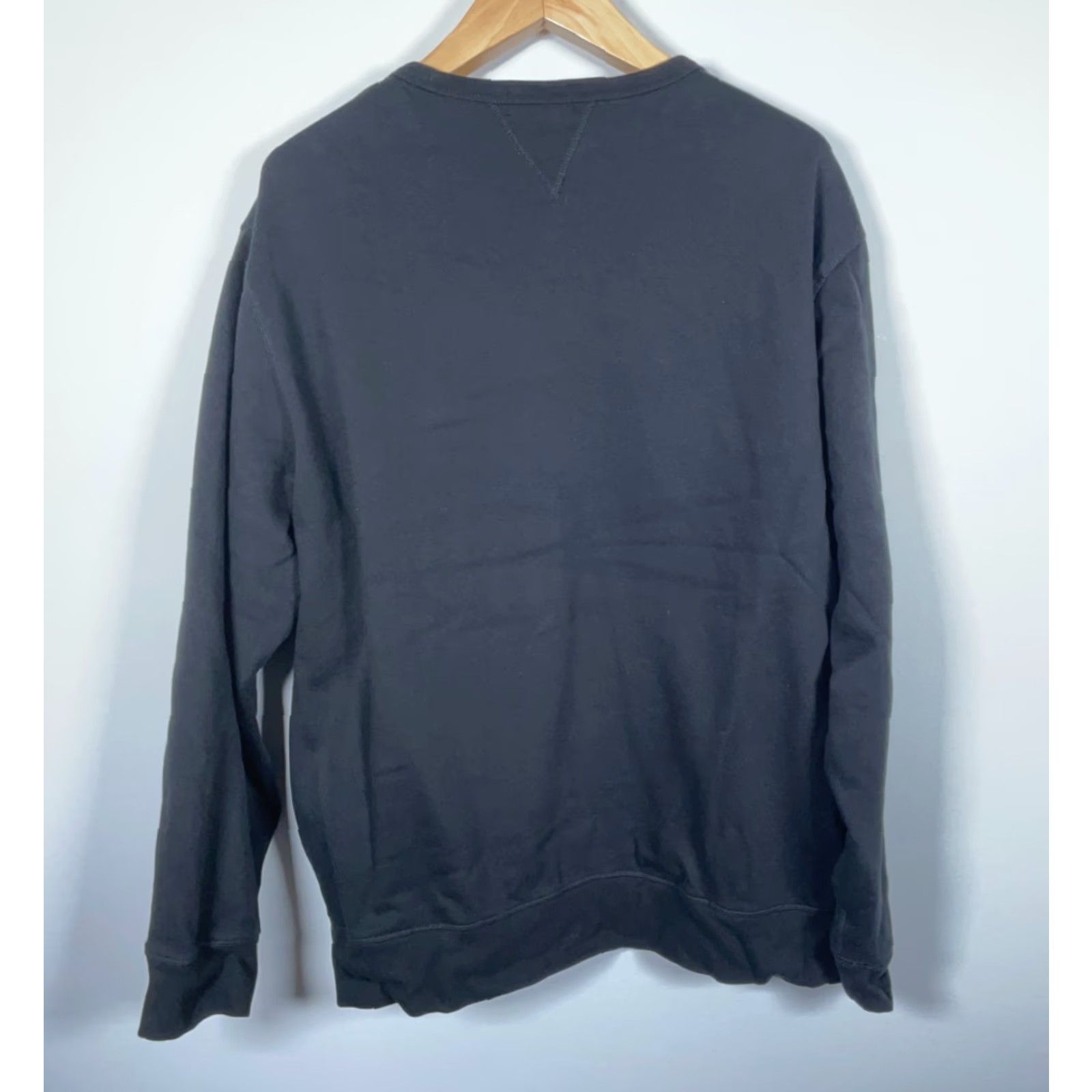 Polo Ralph Lauren Polo Ralph Lauren Sweatshirt Men 2XL Black Regular Crewneck Embroidered Pony Solid Pullover 90s Retro Style Shirts Size US XXL / EU 58 / 5 - 2 Thumbnail