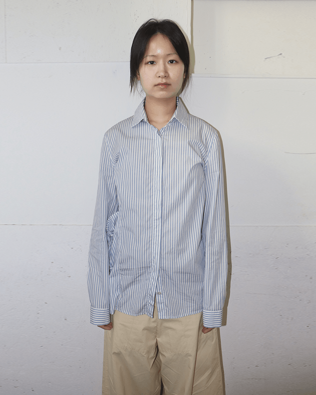 JW Anderson JW Anderson Ribbon Detail Striped Shirt Size S / US 4 / IT 40 - 2 Thumbnail