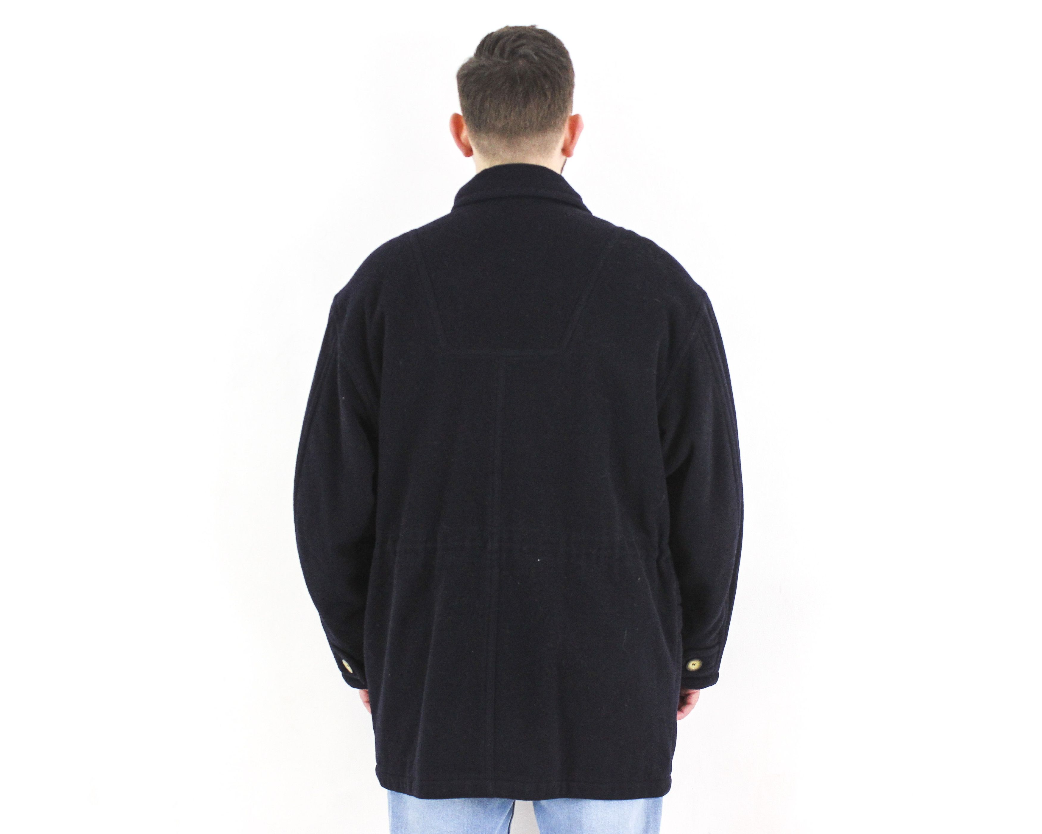 Hugo Boss Malenkow Men L Wool Cashmere Jacket Pea Coat EU 52 Winter Size US L / EU 52-54 / 3 - 4 Thumbnail