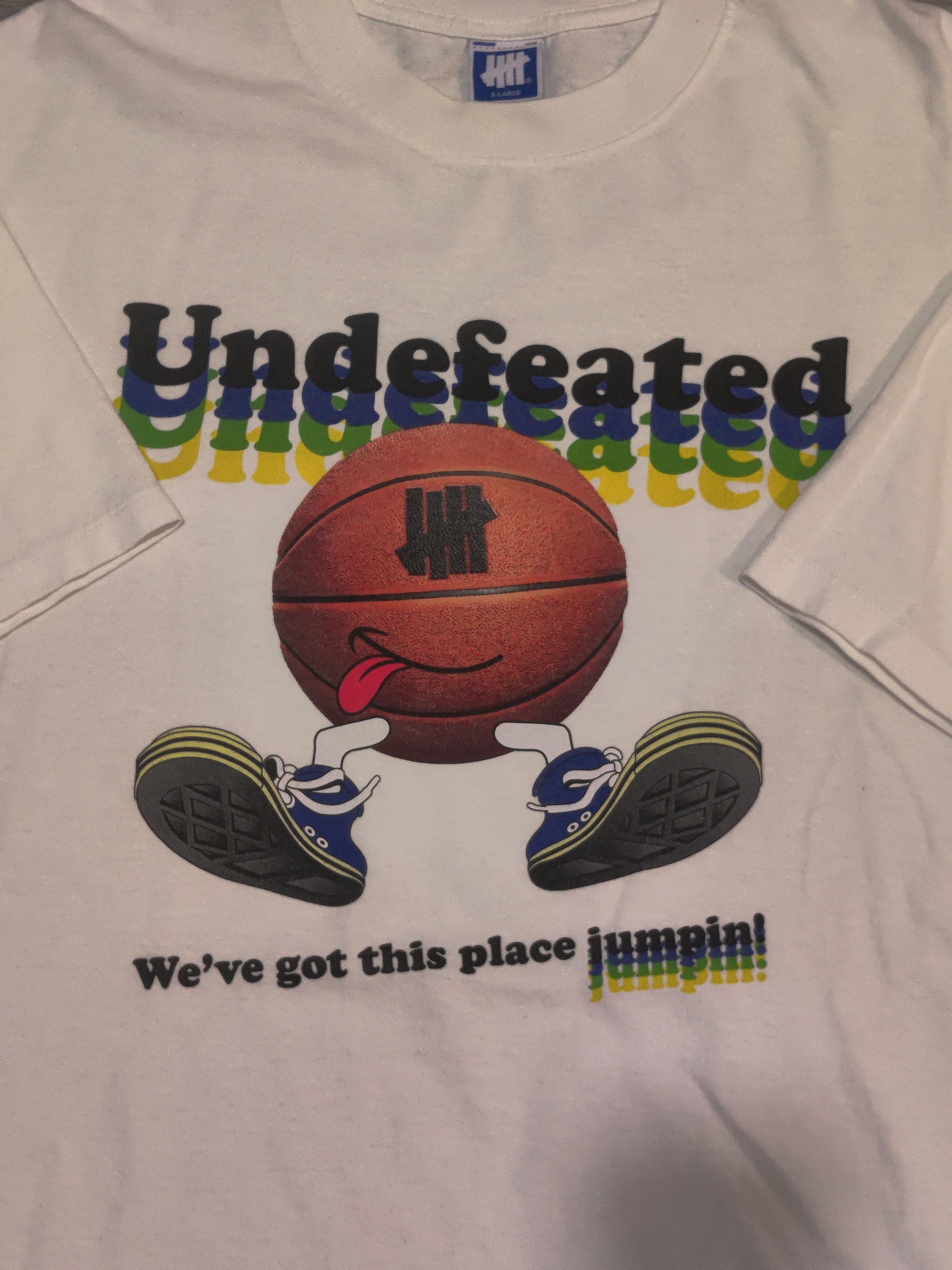 Undefeated UNDEFEATED JUMPIN S/S TEE WHITE Size US XL / EU 56 / 4 - 1 Thumbnail