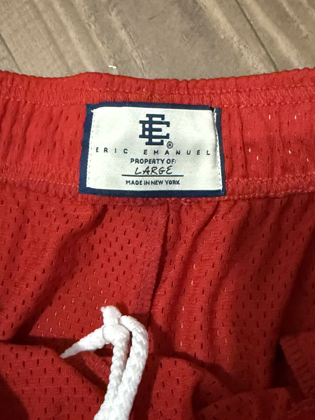 Eric Emanuel Eric Emanuel EE Basic Short RED BLACK Sz L AUTHENTIC Size US 36 / EU 52 - 3 Thumbnail