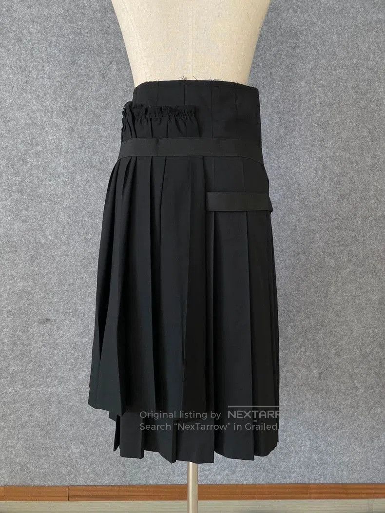 Comme des Garcons COMME des GARCONS Asymmetric Pleated Skirt. Size US 36 / EU 52 - 2 Thumbnail
