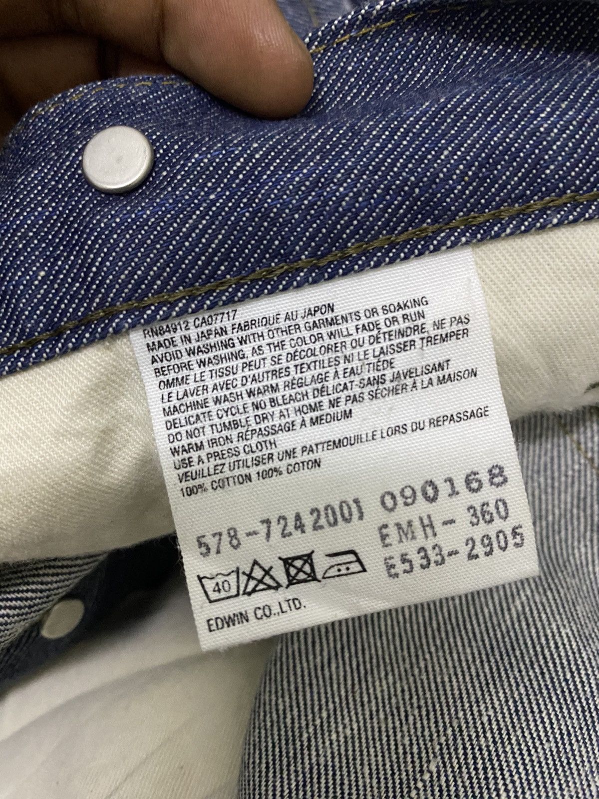 Margaret Howell Margaret Howell X Edvin selvedge buggy Size US 32 / EU 48 - 8 Thumbnail