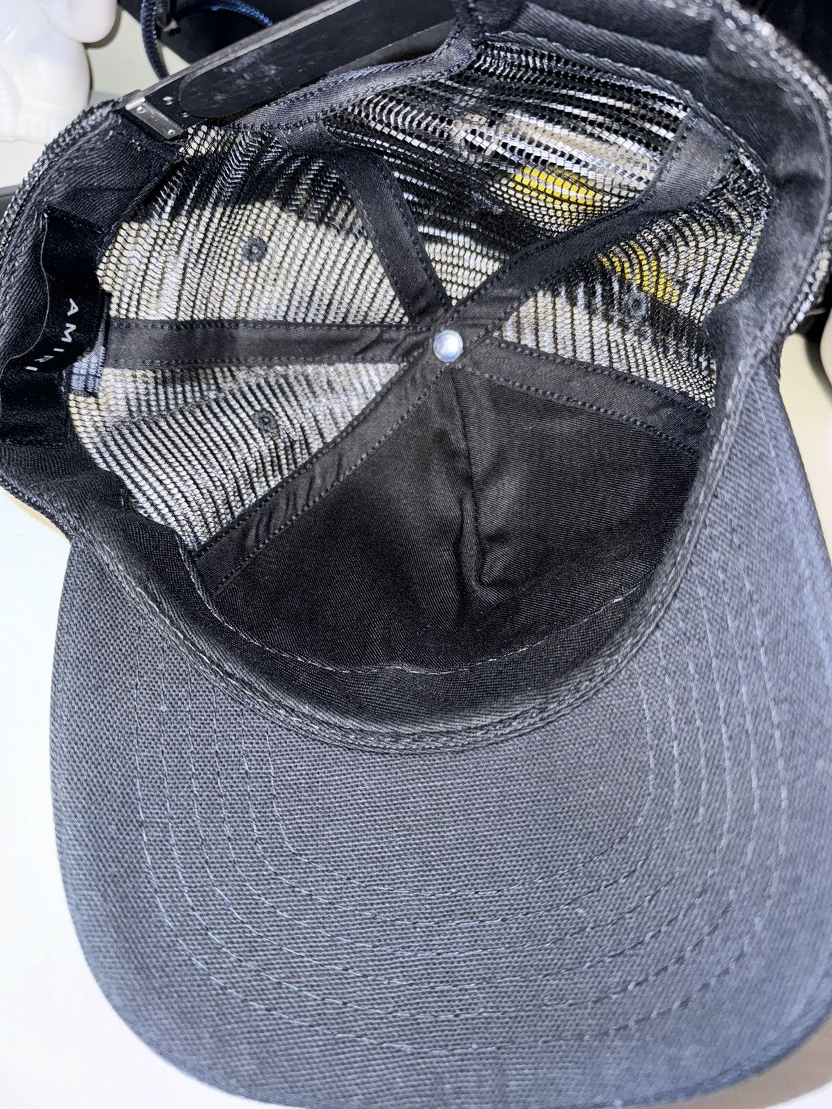 Amiri AMIRI Black ‘Arts District’ Trucker Cap Size ONE SIZE - 8 Thumbnail