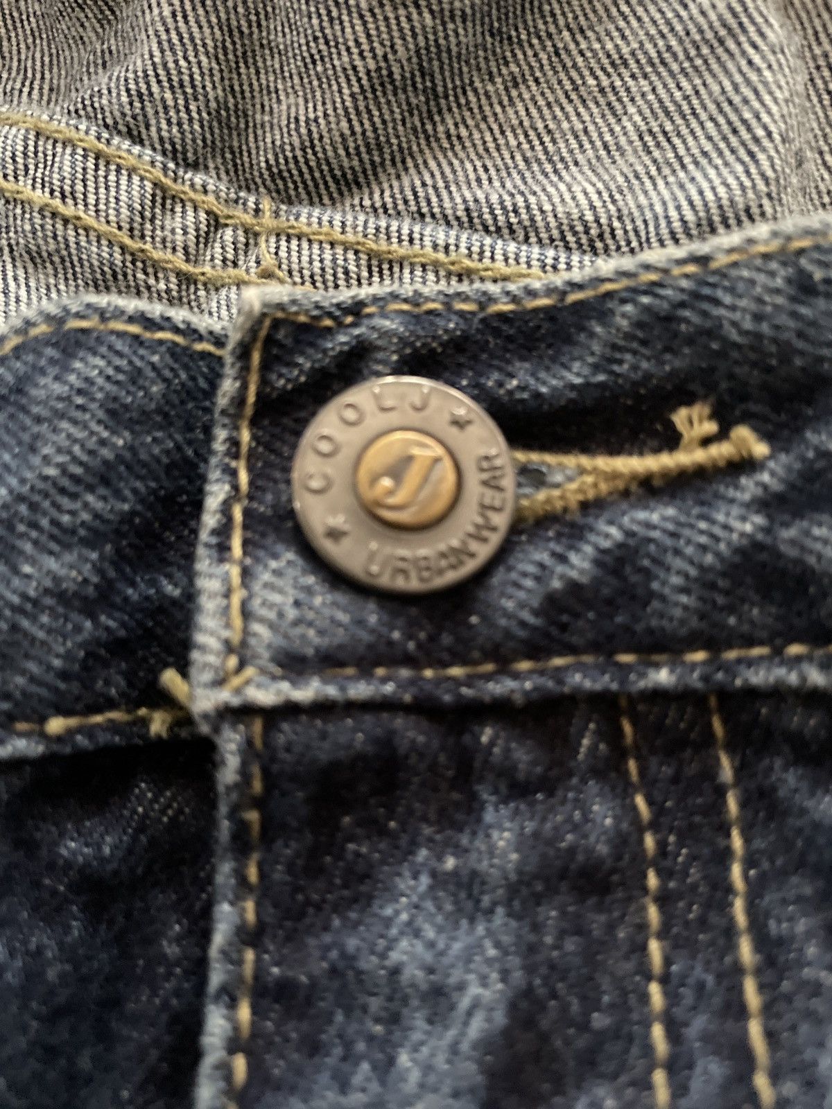 Designer × Vintage COOL J URBAN WEAR Blue Jean Denim Shorts Jorts waist cargo 🔥 Size US 36 / EU 52 - 9 Thumbnail