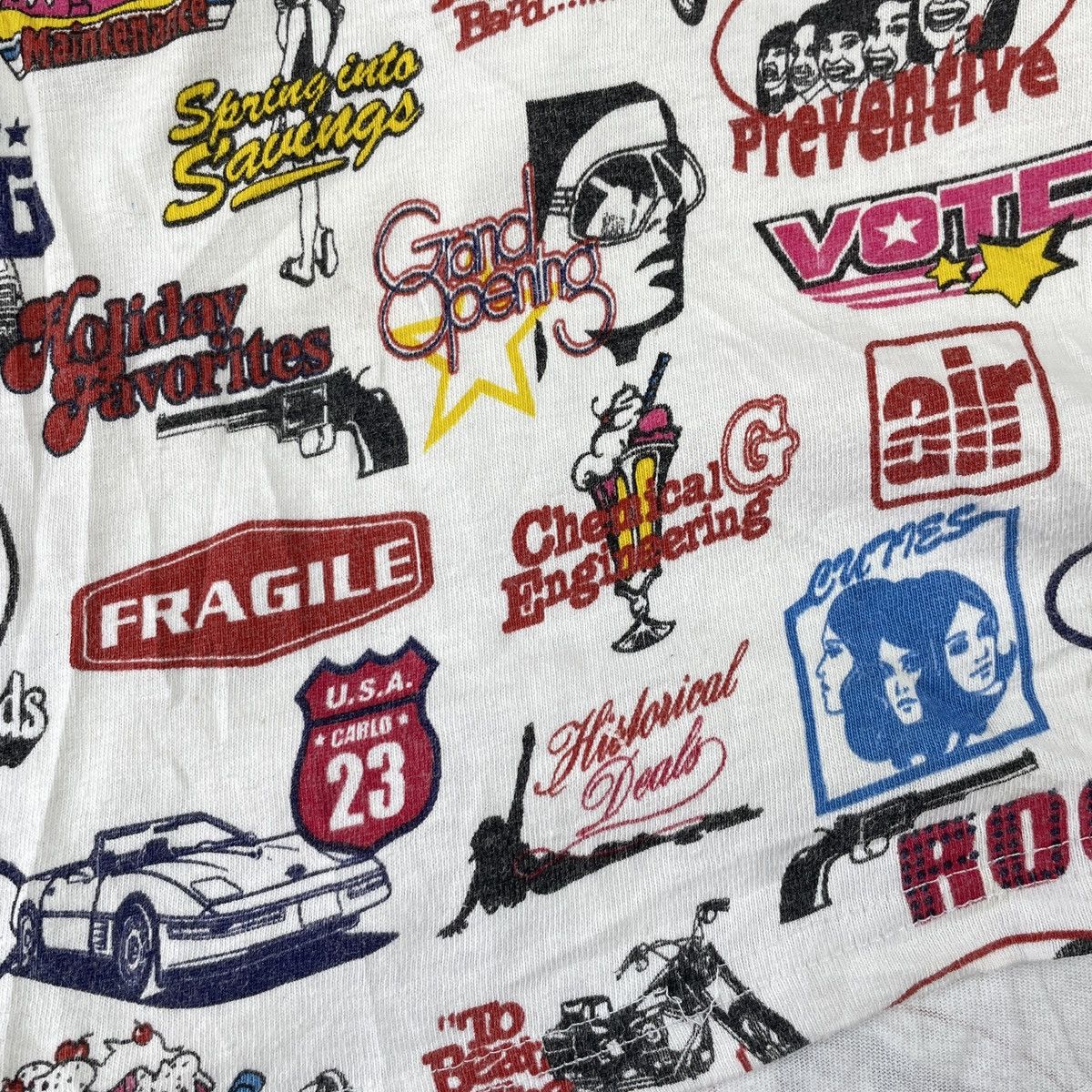 Japanese Brand Unlimited Ability All Over Prints T Shirt Size M / US 6-8 / IT 42-44 - 15 Thumbnail