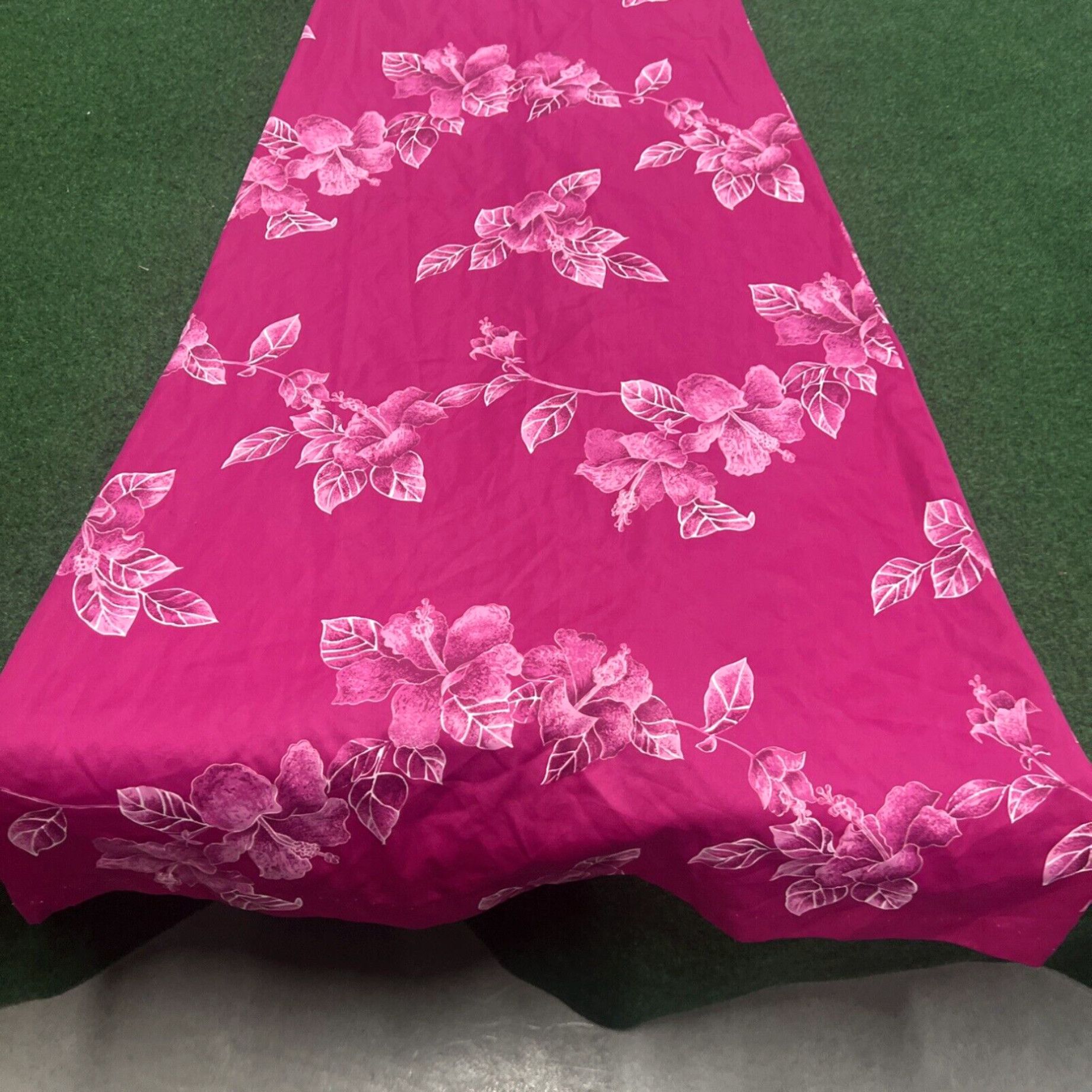 Hilo Hattie Hilo Hattie Dress Womens Large Pink Vintage Hawaiian Midi Floral Mumu Monstera Size L / US 10 / IT 46 - 2 Thumbnail