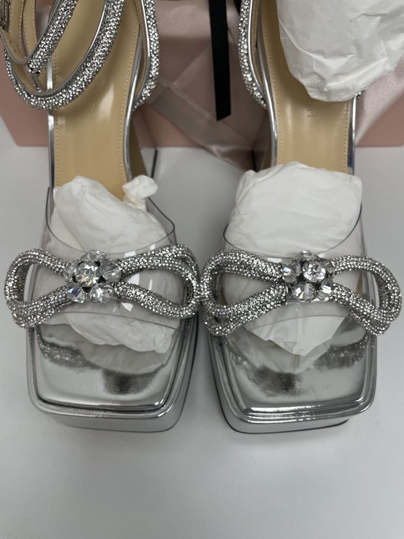 MACH & MACH MACH & MACH Double Bow Square Toe Heel Size US 8.5 / IT 38.5 - 14 Thumbnail