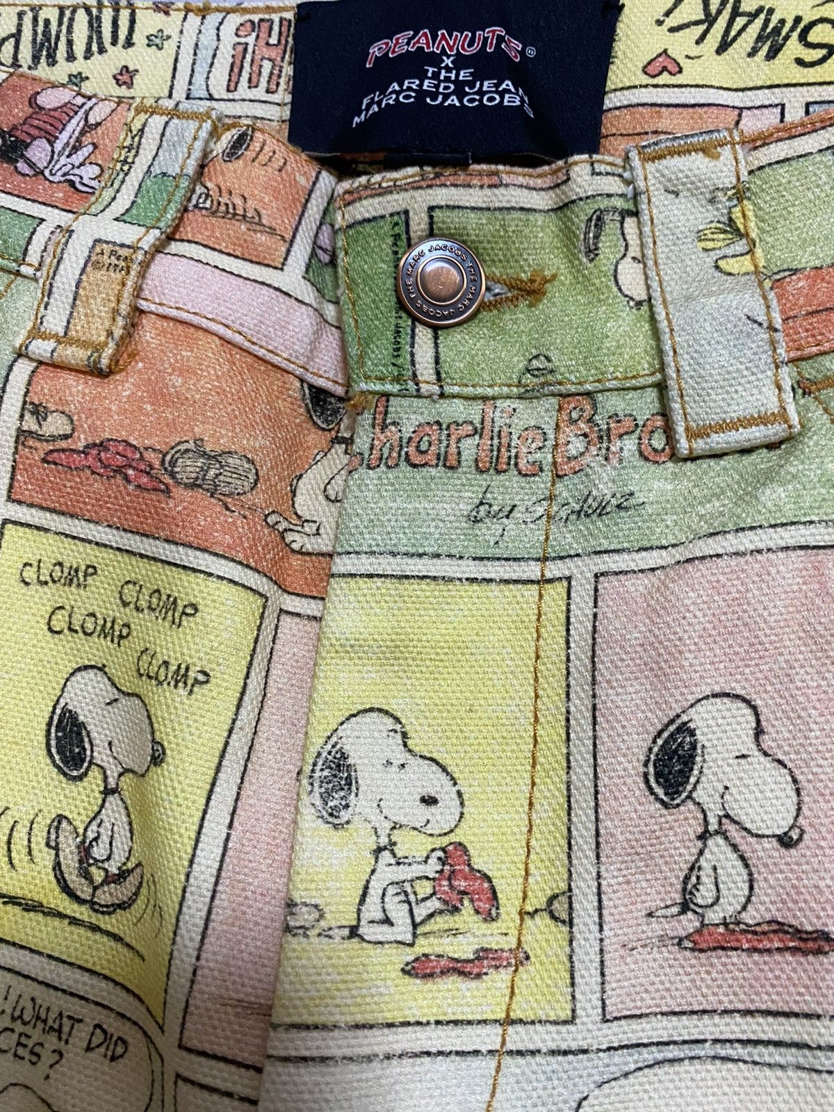 Marc Jacobs × Peanuts Marc Jacobs X Peanuts Flared Jeans Size 32" / US 10 / IT 46 - 8 Thumbnail