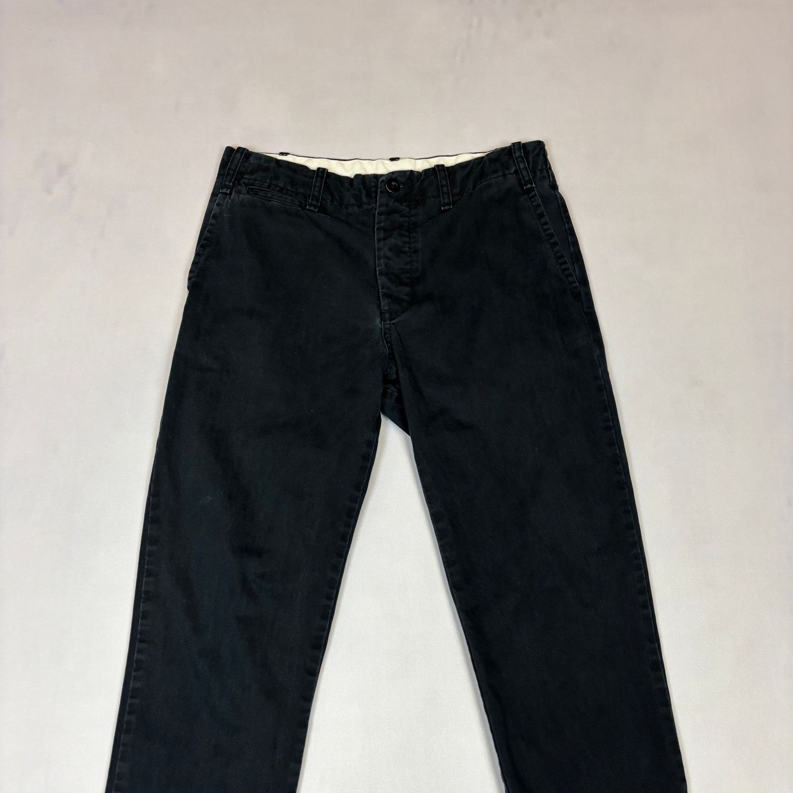 Buck Mason Buck Mason Officer Slub Twill Chino Pants Men's 29x26.5 Size US 29 - 2 Thumbnail