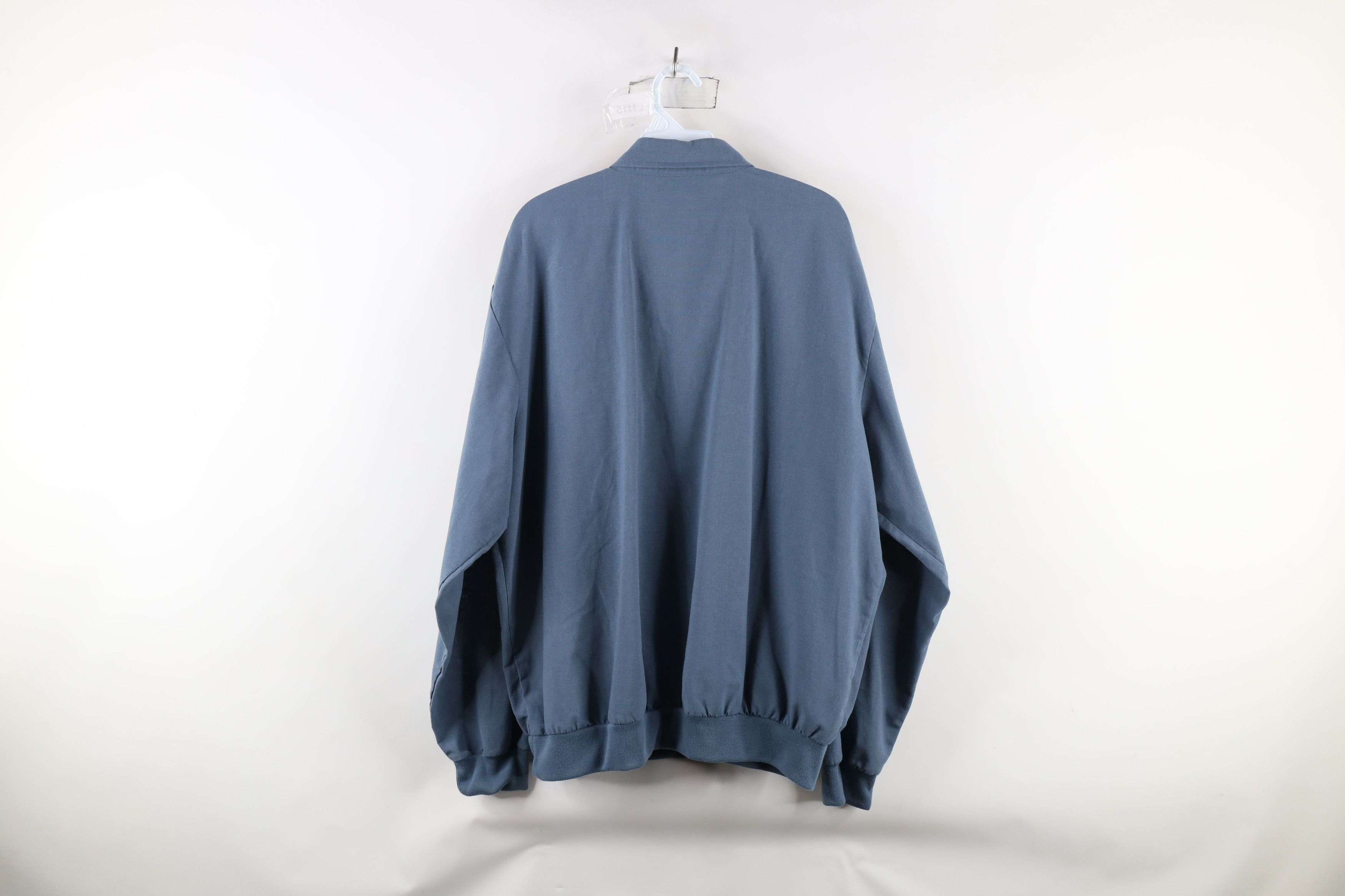 Vintage Vintage 90s Streetwear Cable Knit Pullover Polo Shirt Blue Size US XL / EU 56 / 4 - 10 Thumbnail