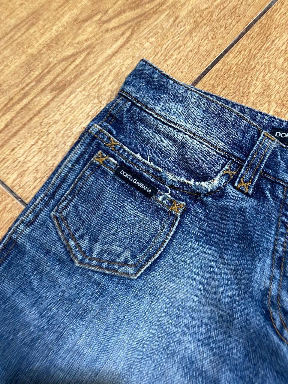 Dolce & Gabbana Vintage Denim Washed Blue Denim Shorts Size 26" / US 2 / IT 38 - 8 Thumbnail