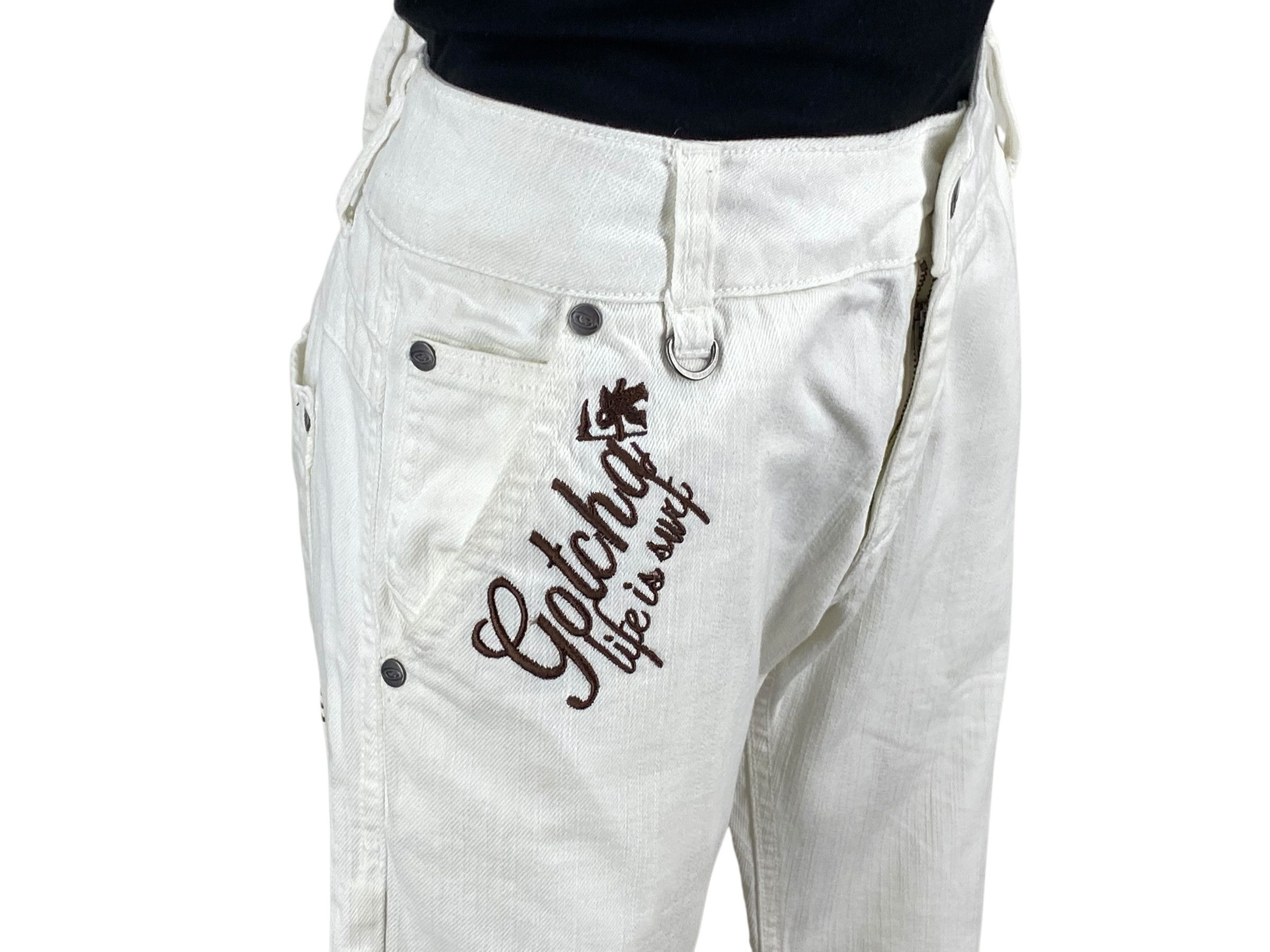 Japanese Brand Gotcha Surf Pants Embroided Mens Pants Size US 30 / EU 46 - 5 Thumbnail