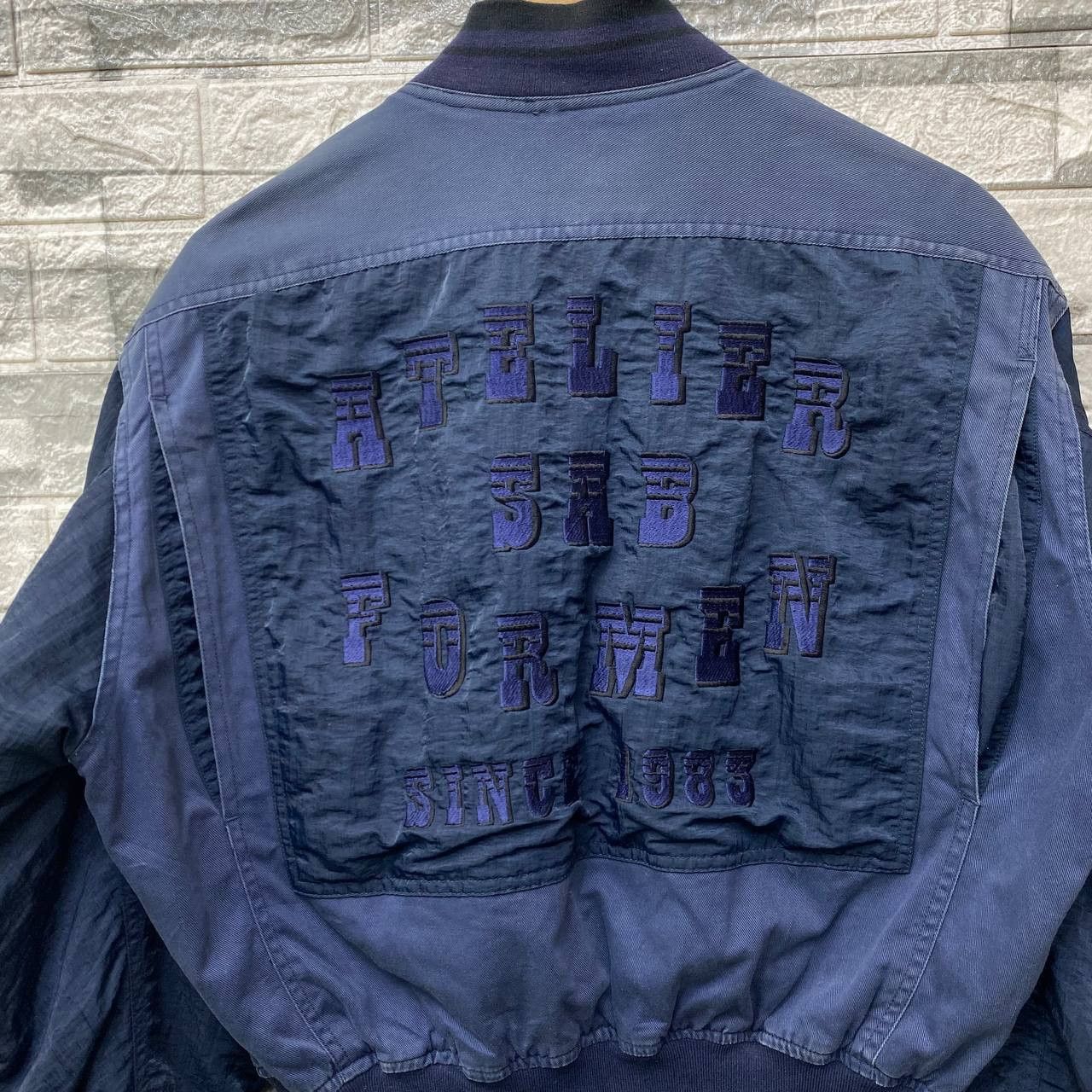Japanese Brand YS FOR MEN ATELIER SAB FOR MEN BOMBER JACKET EMBROIDERED Size US M / EU 48-50 / 2 - 8 Thumbnail