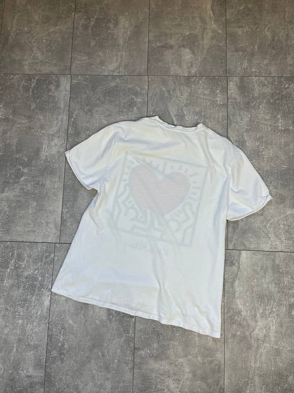 Keith Haring × Vintage Keith Haring white Heart tee Size US M / EU 48-50 / 2 - 4 Thumbnail