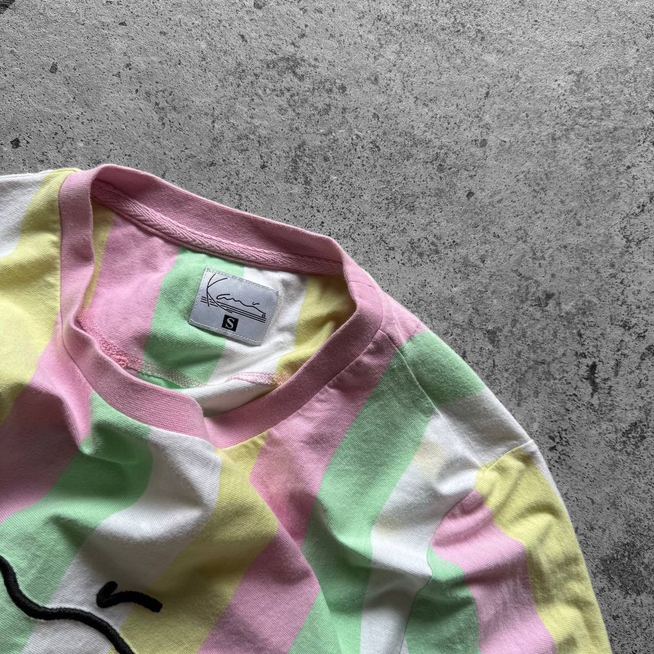 Karl Kani Karl Kani Cropped Multicolor Short Sleeve Crew Neck T-Shirt Size S / US 4 / IT 40 - 4 Thumbnail