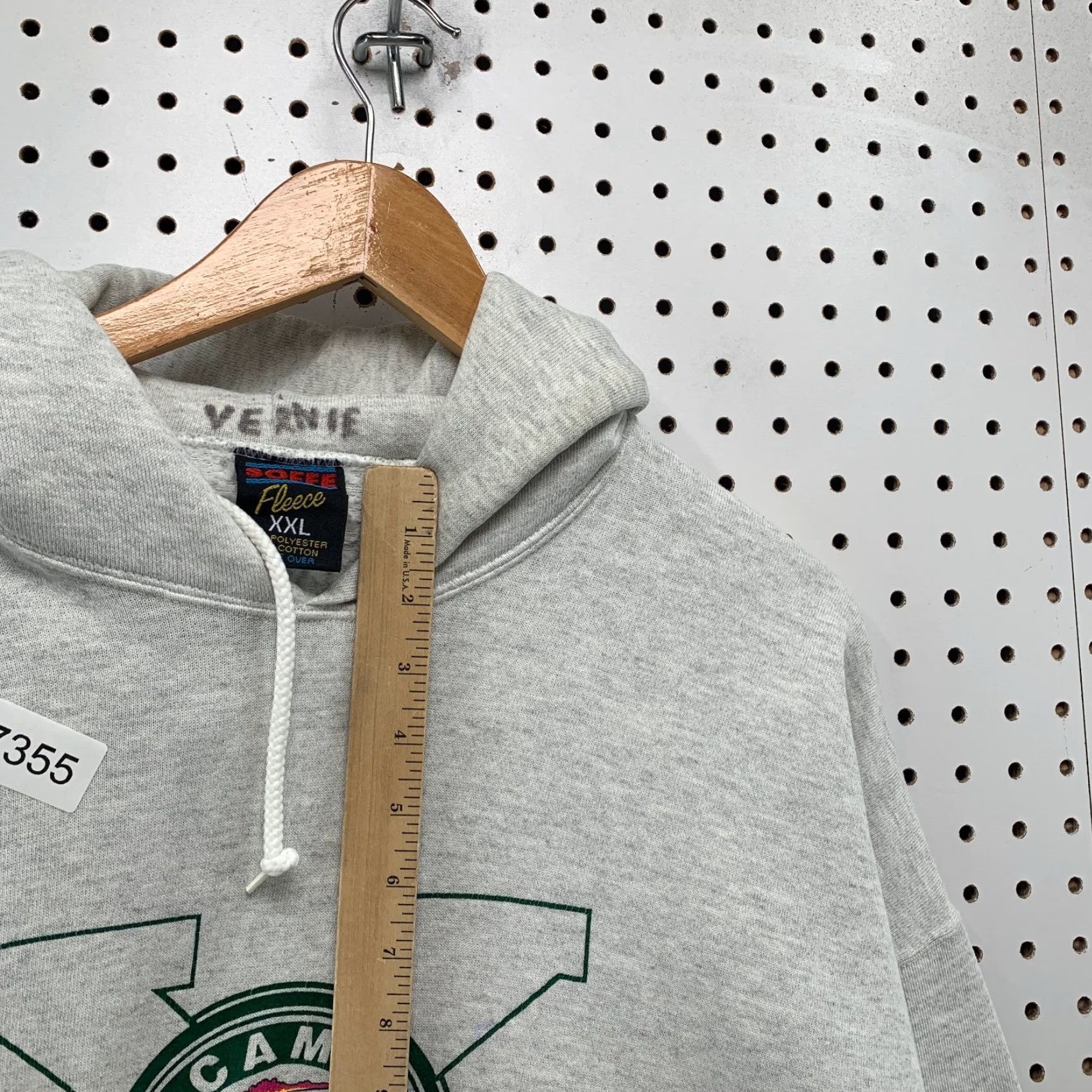 Vintage Vintage Camp Echo Ymca Hoodie Sweatshirt Mens 2XL Gray Fleece Hooded USA Size US XXL / EU 58 / 5 - 7 Thumbnail
