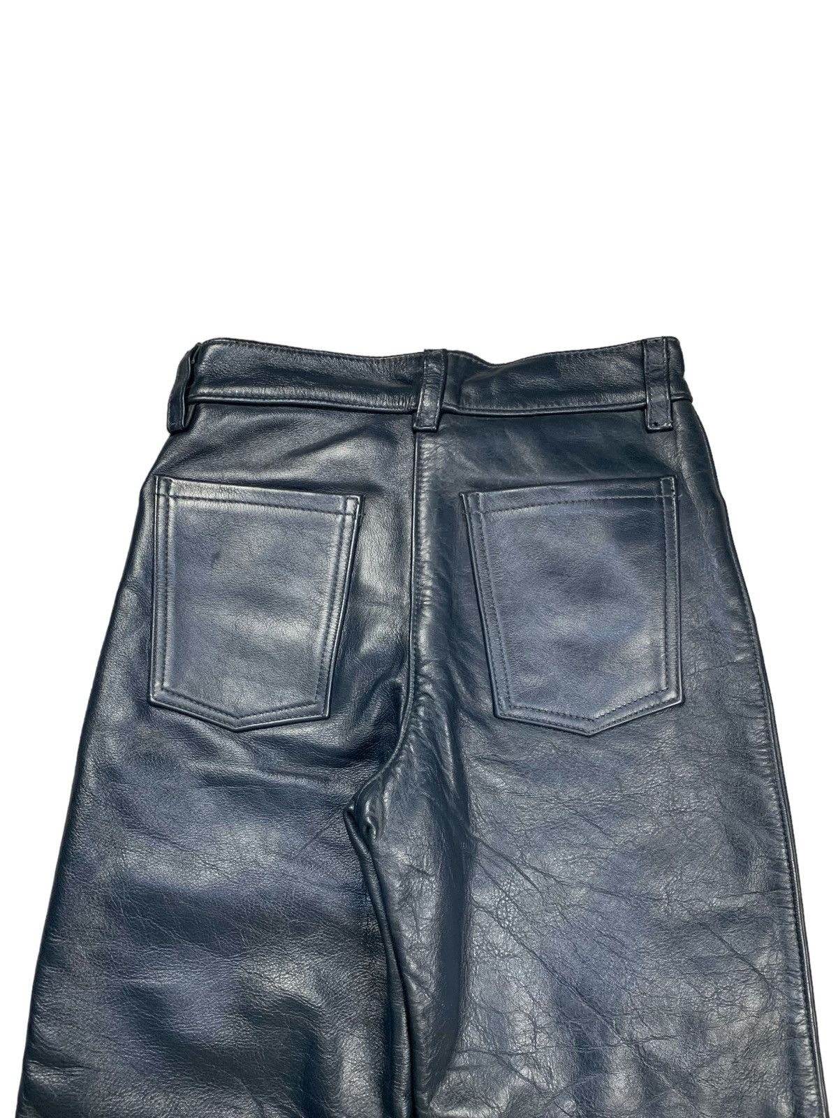 Kadoya 2000s Vanson - Indigo Leather Pants Size US 28 / EU 44 - 5 Thumbnail