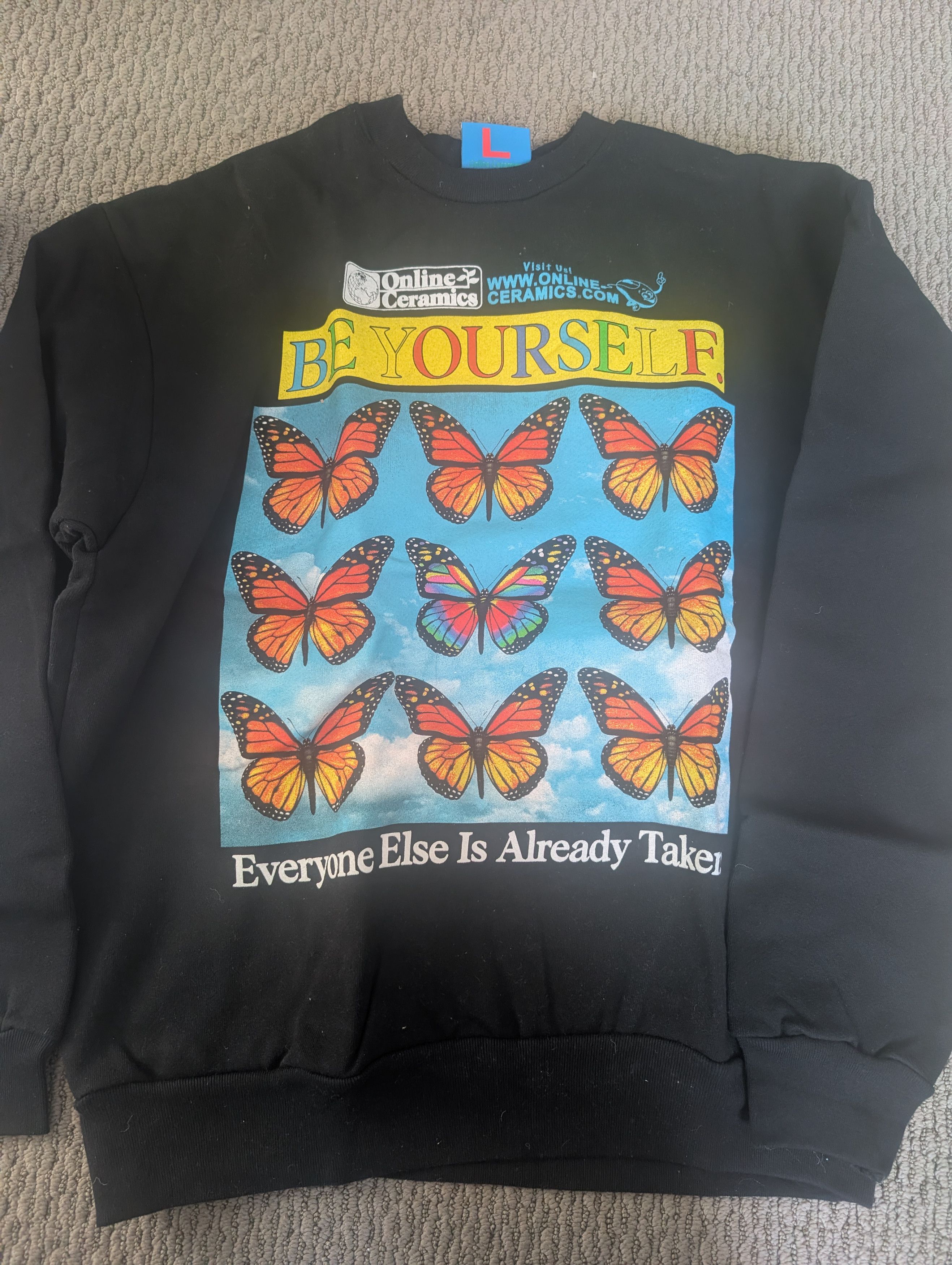 Online Ceramics Be yourself sweatshirt Size US L / EU 52-54 / 3 - 1 Preview