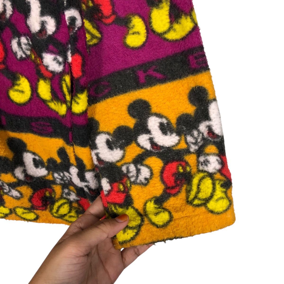Japanese Brand 📌Vintage Mickey Mouse Zipper Fleece Jackey Navajo Design Size US S / EU 44-46 / 1 - 17 Thumbnail