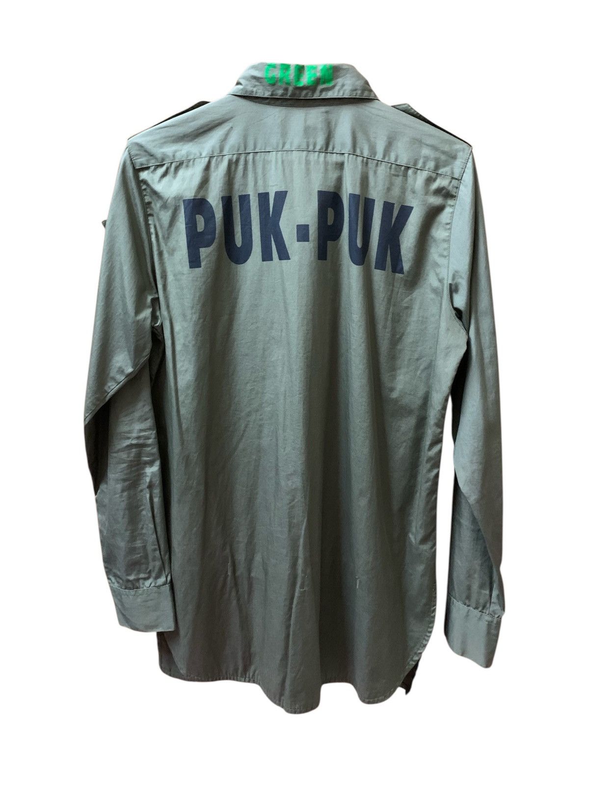 Walter Van Beirendonck Puk Puk Green Kiss the Future Shirt Size US M / EU 48-50 / 2 - 1 Thumbnail