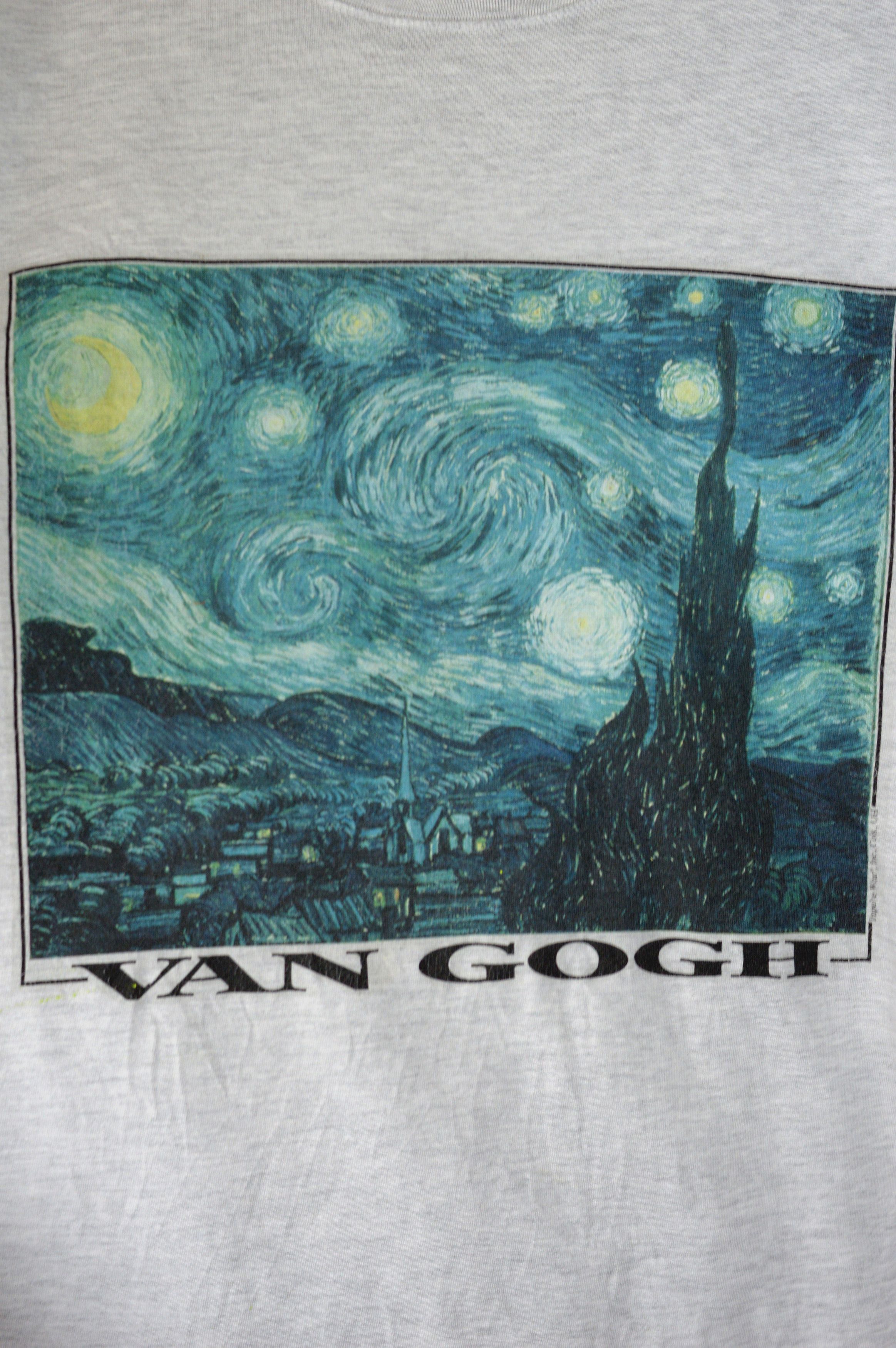Vintage Vintage Van Gogh Starry Night 90s t shirt Size US XXL / EU 58 / 5 - 2 Thumbnail
