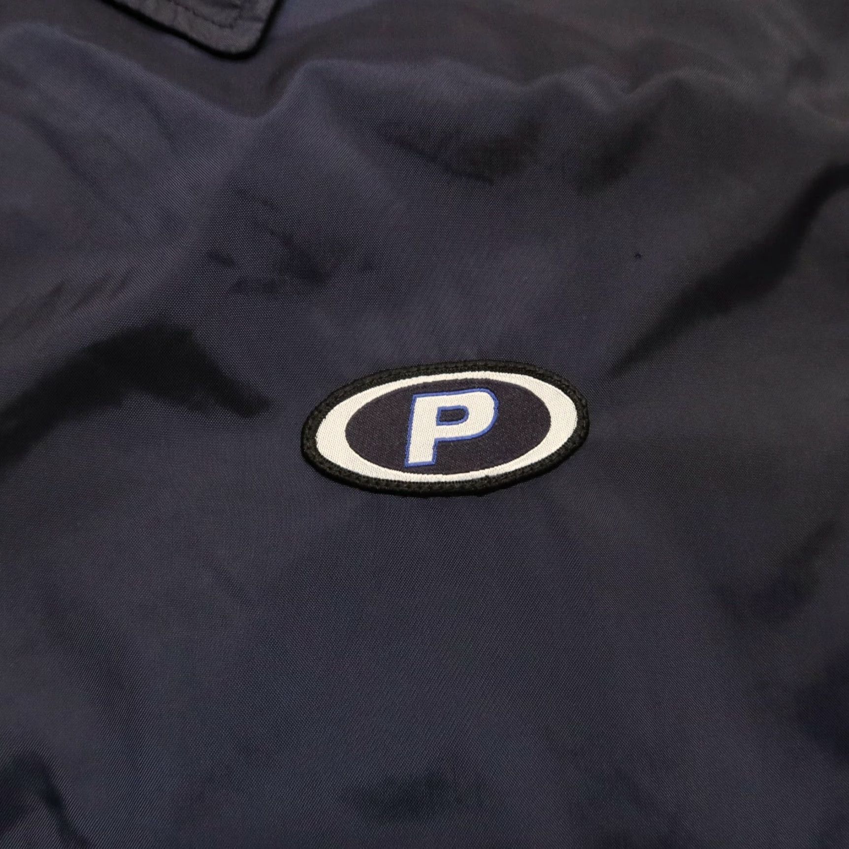 Polo Ralph Lauren VINTAGE Polo Sport Ralph Lauren Logo Jacket Mens Large Navy Nylon 90s Logo Jacket Size US L / EU 52-54 / 3 - 7 Thumbnail
