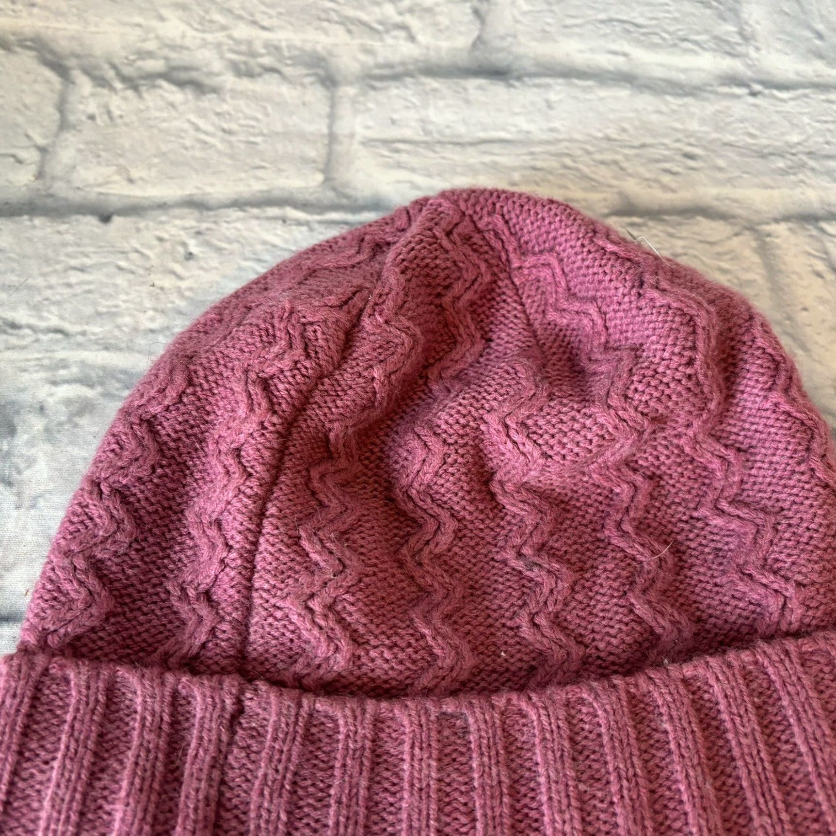 Carhartt Carhartt Beanie Ladies Knit Cuffed Zig Zag Purple Pink Women's Hat RARE Size ONE SIZE - 5 Thumbnail