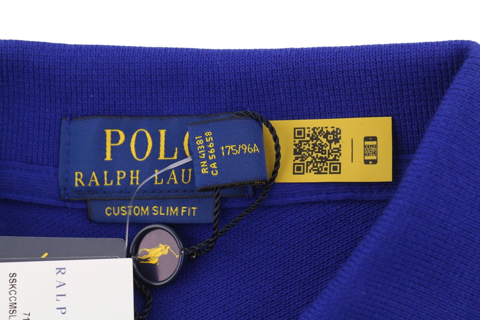 Ralph Lauren CUSTOM SLIM FIT M Mid Blue Embroidered Logo 87902 Size US M / EU 48-50 / 2 - 8 Thumbnail