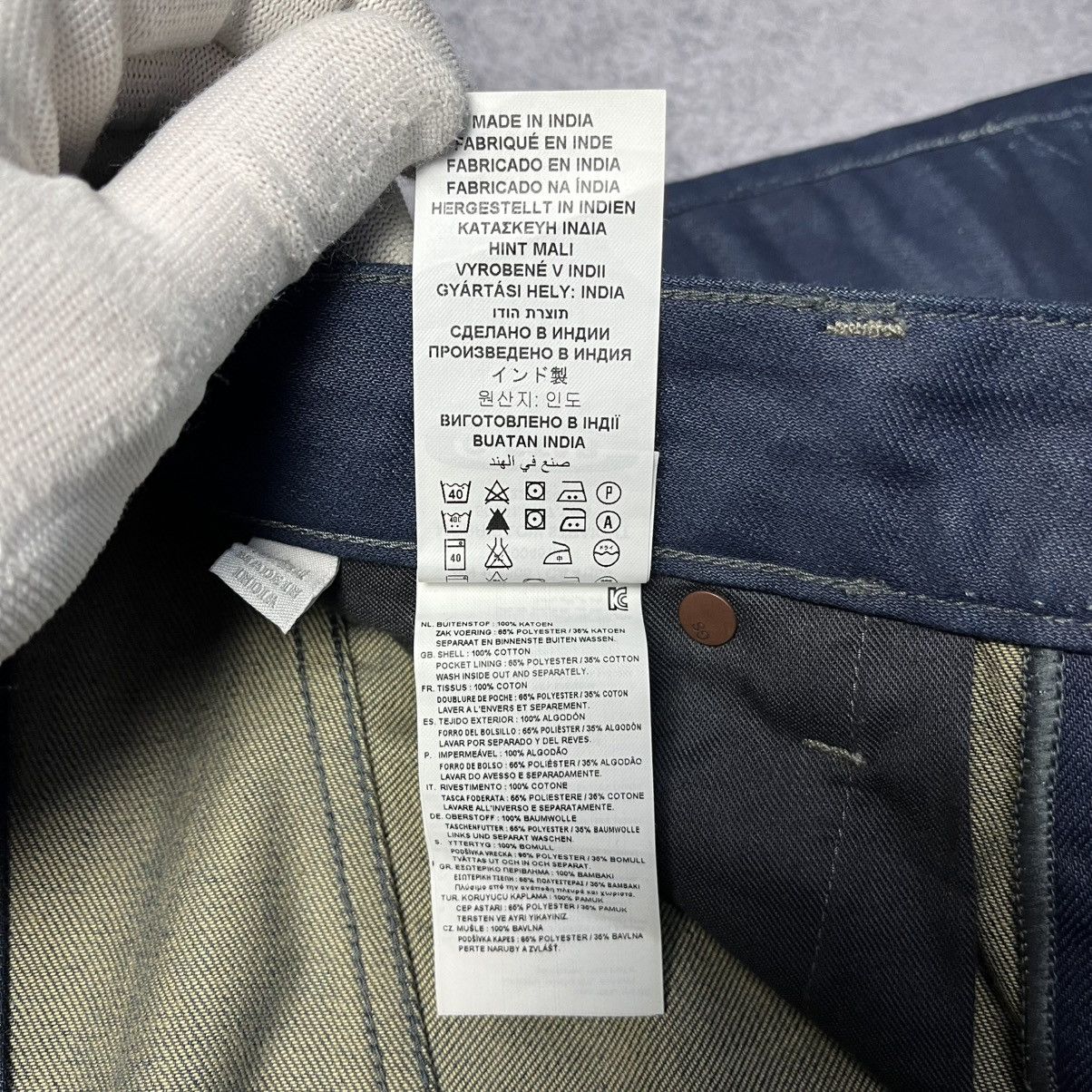 G-Star Vintage G-Star Morris Low Straight Denim Blue Jeans Y2K Size US 31 - 14 Thumbnail