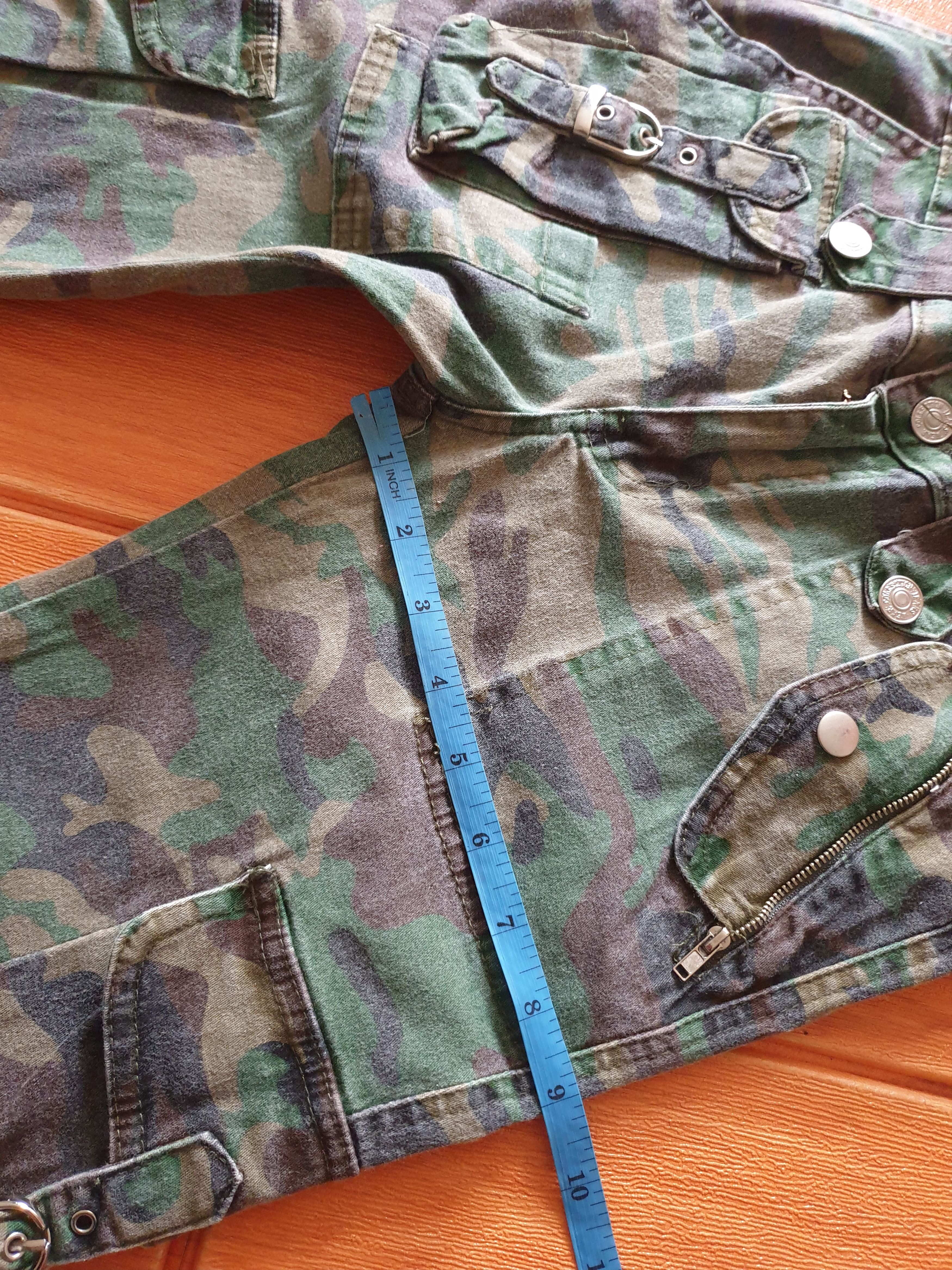 Japanese Brand Diva camouflage drawstring pant Size 29" - 5 Thumbnail