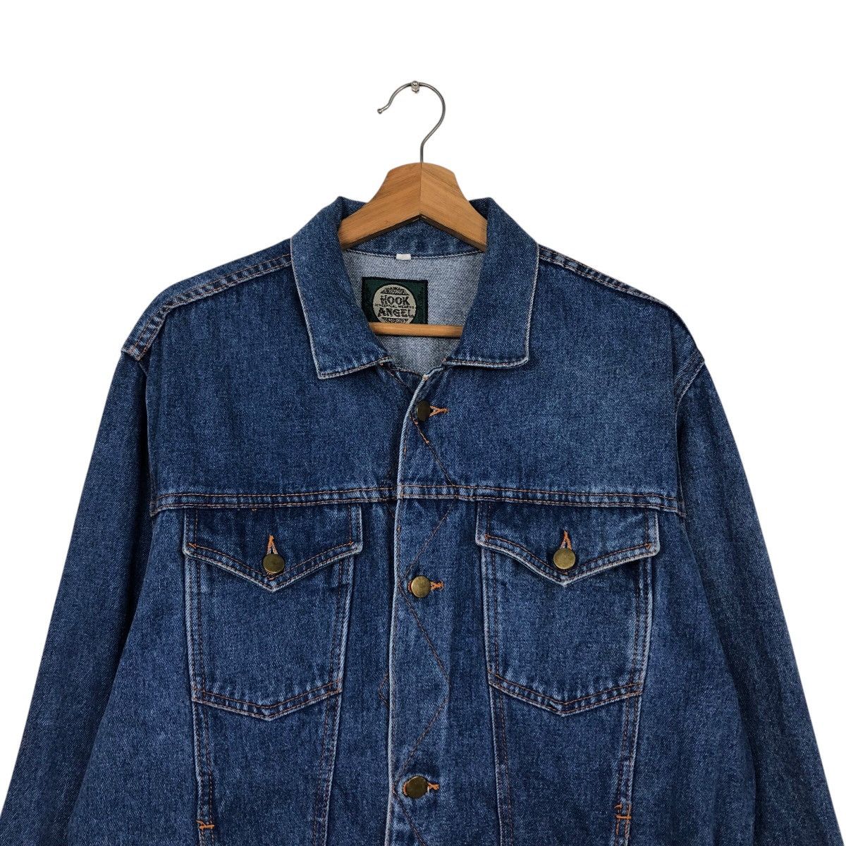 Hysteric Glamour 📌Vintage Biker Denim Jacket Hook Angel Multi Pocket Size US M / EU 48-50 / 2 - 4 Thumbnail
