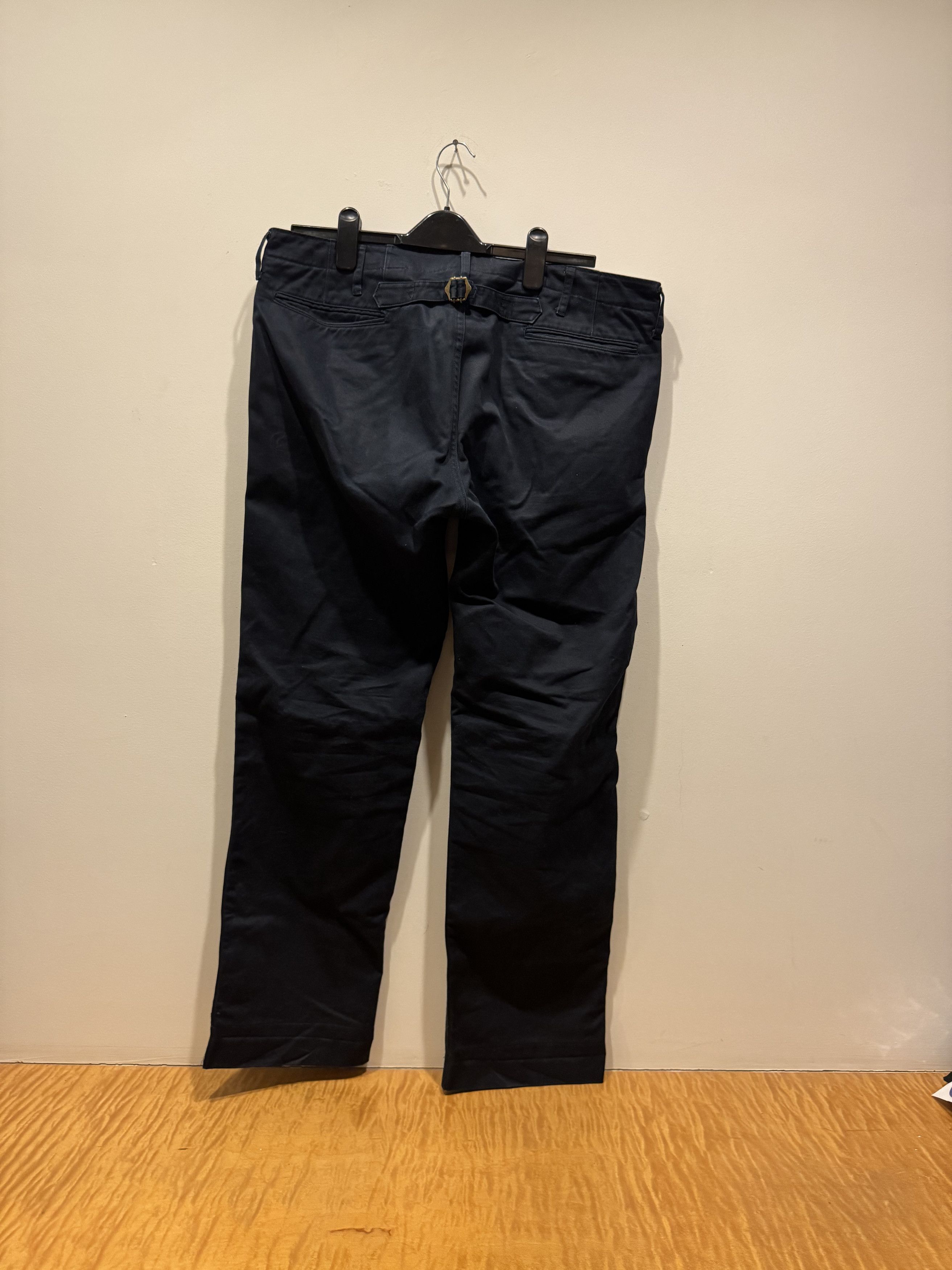 Visvim Navy Highwater Chino Size US 35 - 3 Thumbnail