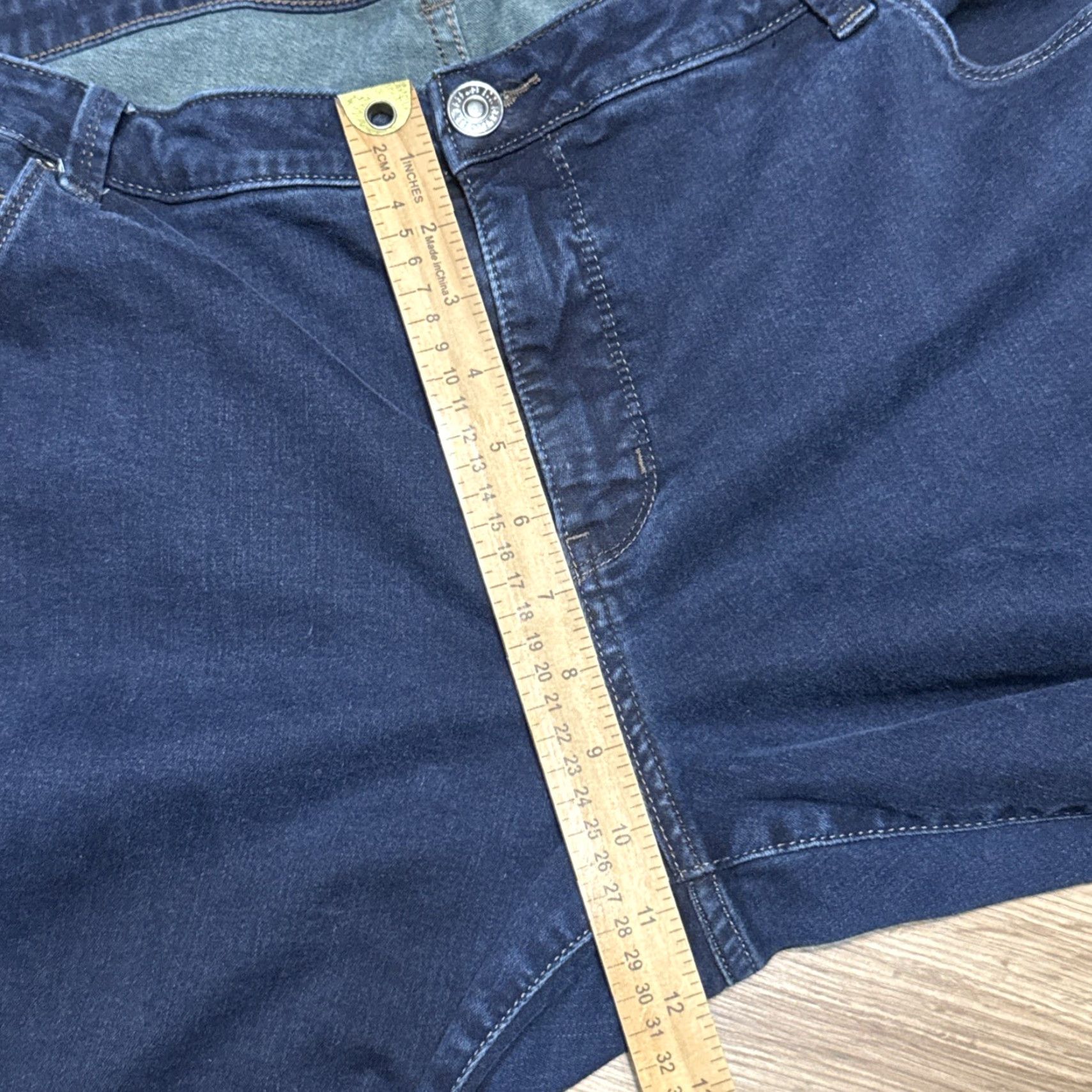 Lee VINTAGE Lee Women's Jean Pants Skinny Fit High Rise Medium Blue Size 18 Plus Size 40" / US 18 - 6 Thumbnail