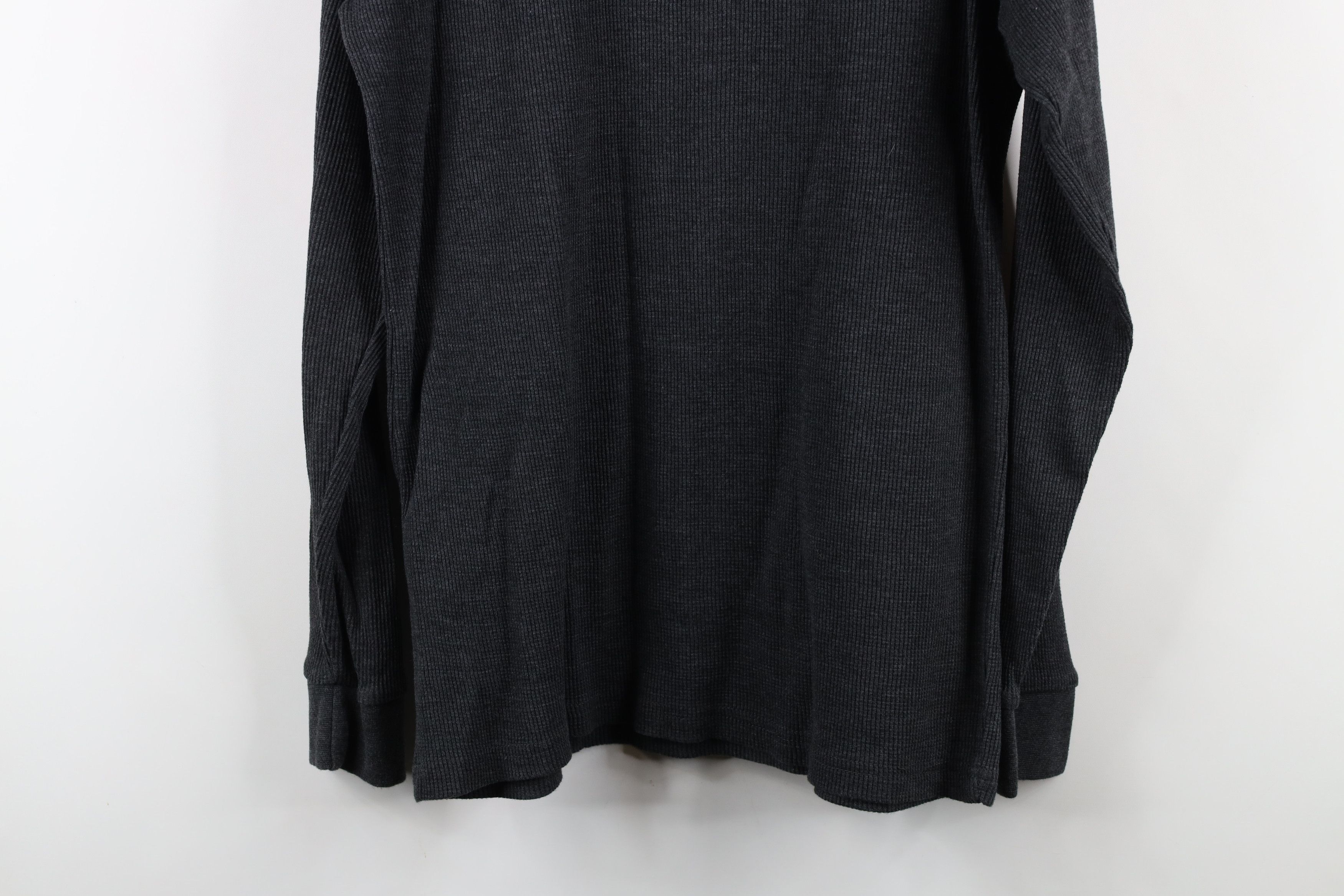 Southpole × Vintage Vintage Southpole Waffle Knit Long Sleeve T-Shirt Gray Size US L / EU 52-54 / 3 - 12 Thumbnail