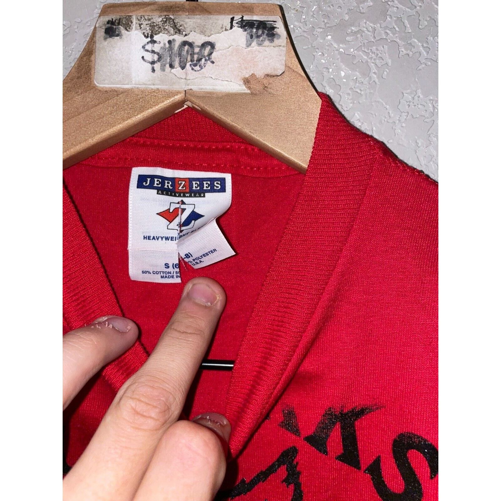 Jerzees Y2K Youth Jerzees Ship Ocean Test Print Shirt S Small kids Size S / US 4 / IT 40 - 4 Thumbnail