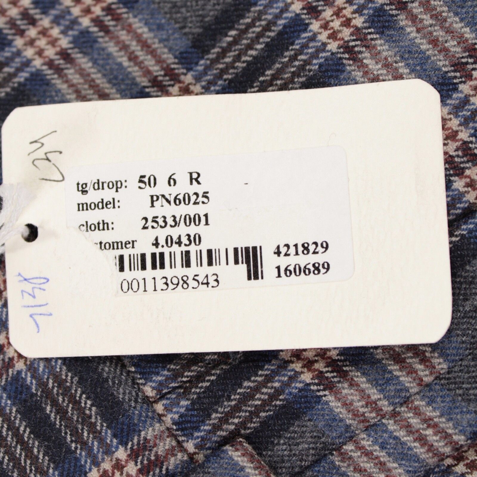 Belvest Belvest New with tags Dress Pants Size 34 US In Blue Size US 34 / EU 50 - 4 Thumbnail