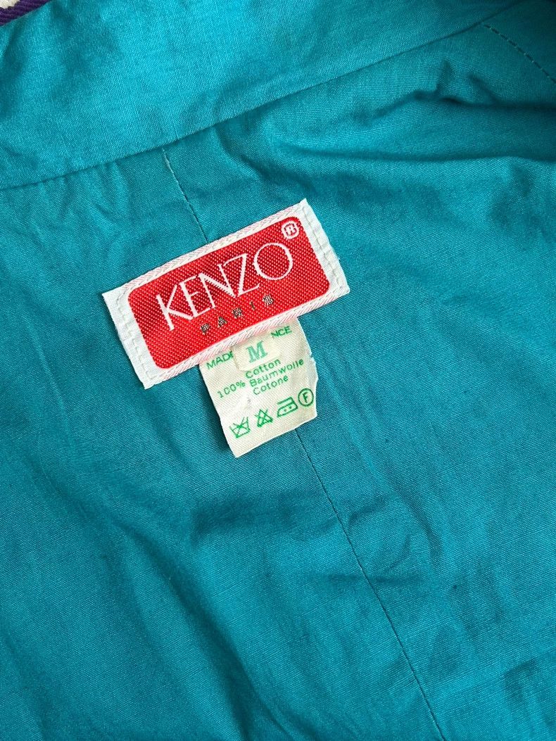 Kenzo KENZO Blue Chinese diagonal jacket vintage Size M / US 6-8 / IT 42-44 - 9 Thumbnail