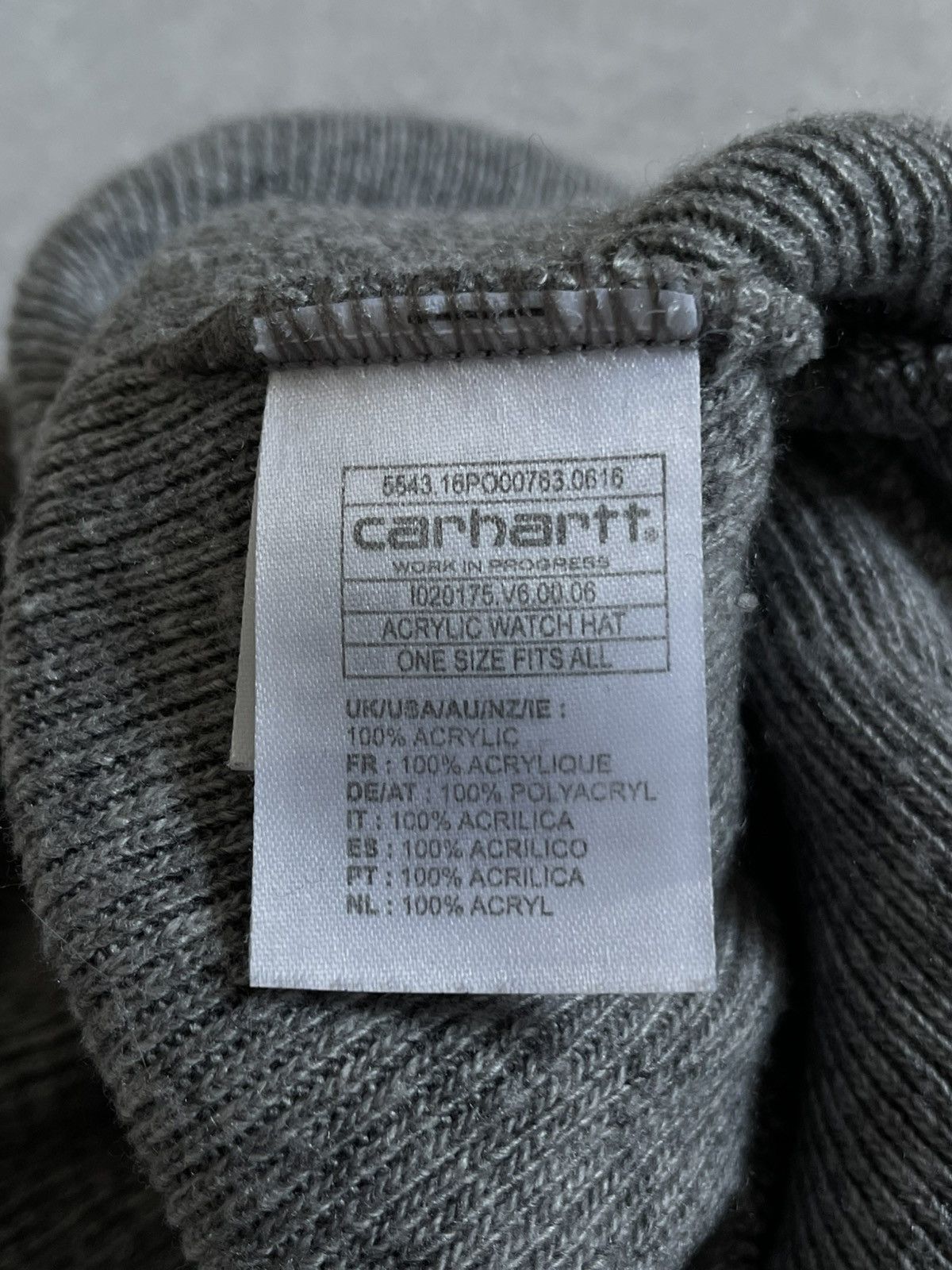 Carhartt Vintage Carhartt Acrylic Watch Hat Y2k Workwear Beanie Hat Size ONE SIZE - 9 Thumbnail