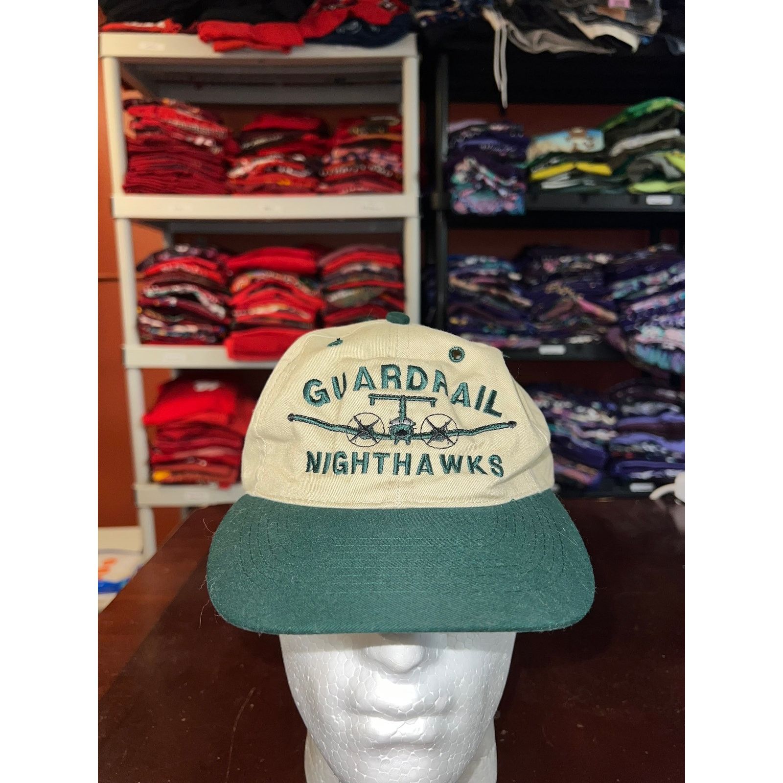 Vintage Vintage Air Force Hat Airplane Guardraul Nighthawks Cap Size ONE SIZE - 1 Thumbnail
