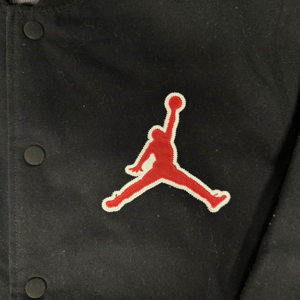 Jordan Brand × Nike × Vintage AIR JORDAN NIKE AIR FLIGHT BOMBER JACKET BLACK Size US M / EU 48-50 / 2 - 5 Thumbnail