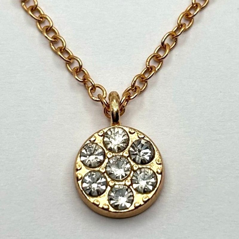 Other Gold Crystal Layered Necklace Size ONE SIZE - 3 Thumbnail