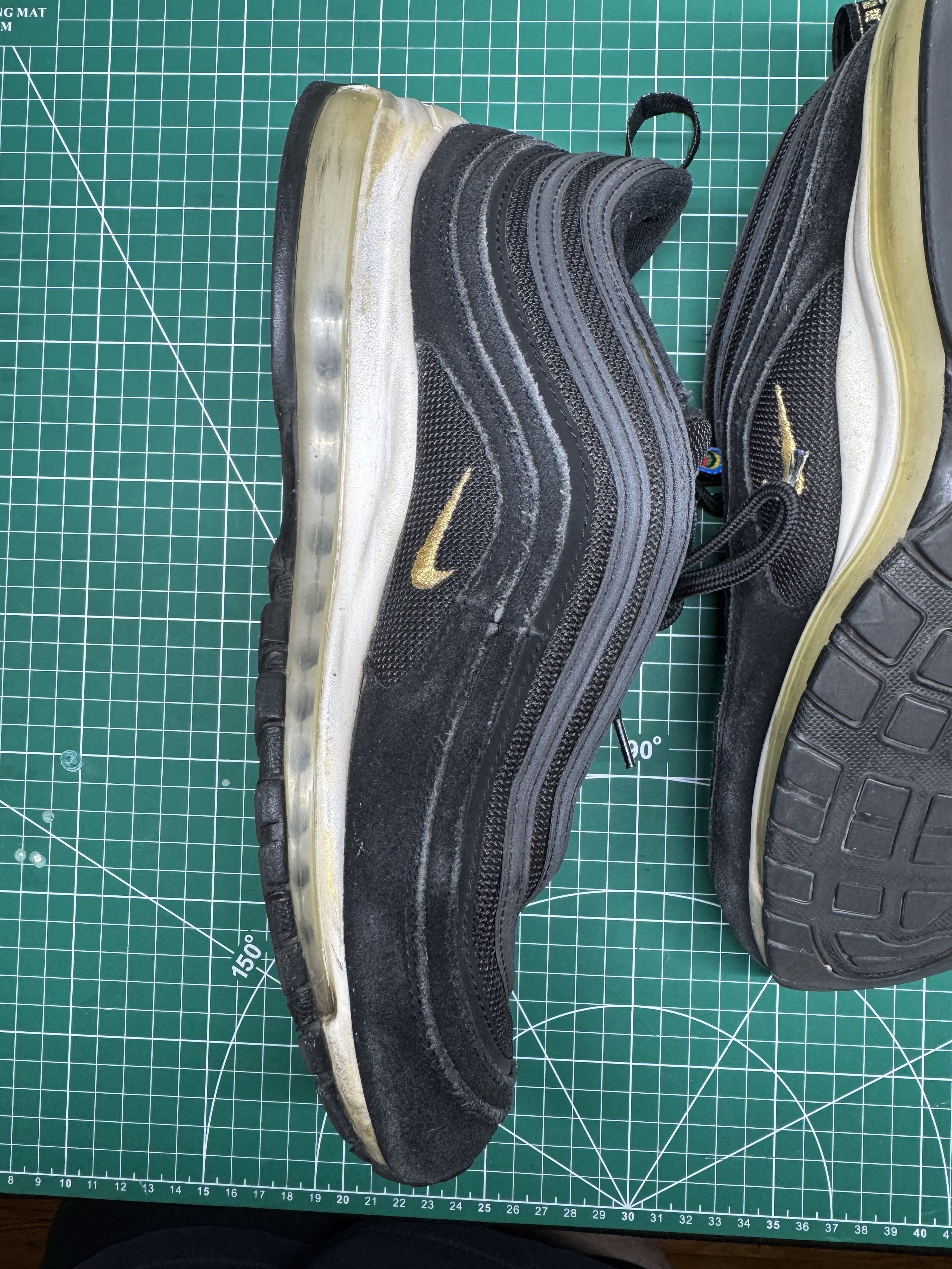 Nike Size 11 - Nike Air Max 97 QS Olympics Rings - Black Size US 11 / EU 44 - 9 Thumbnail