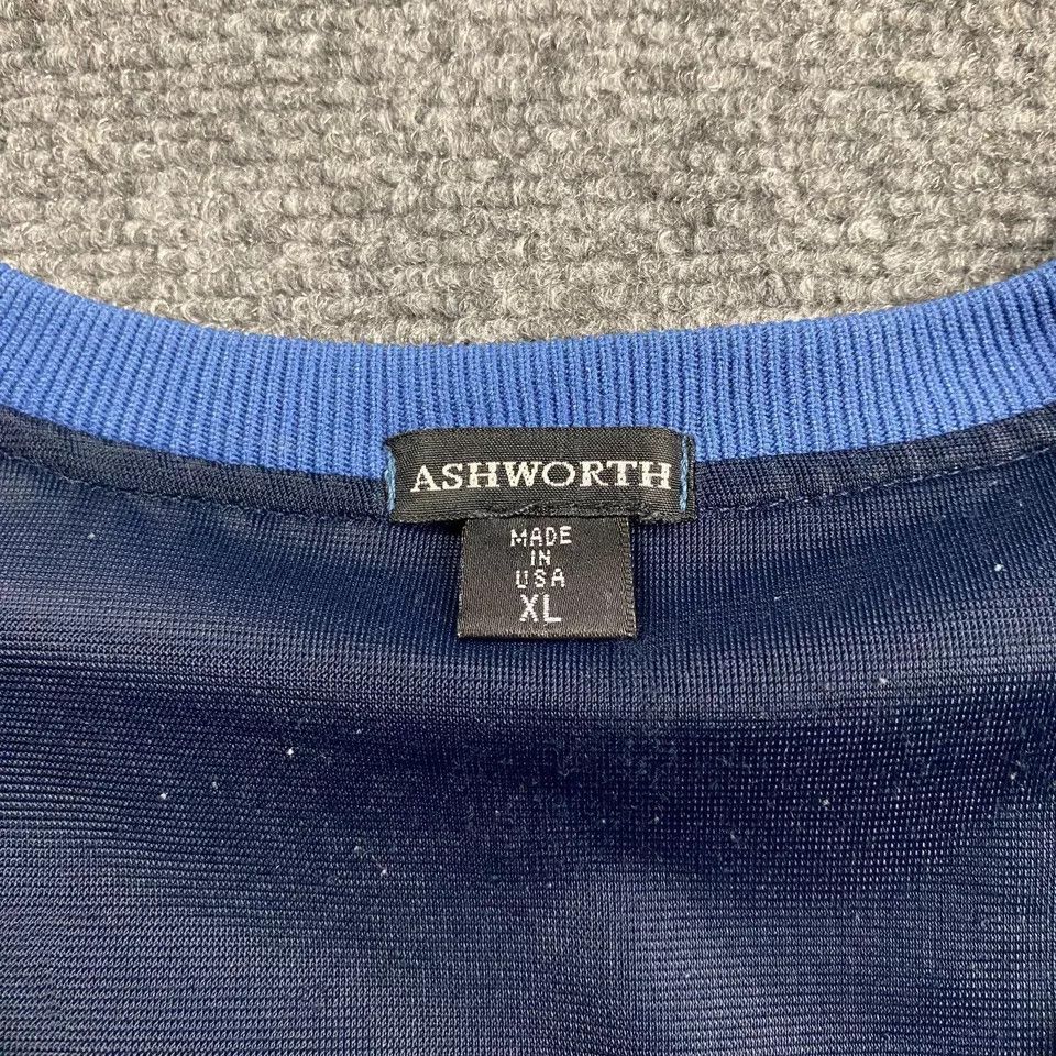Ashworth × Vintage Ashworth Golf Sweatshirt Men's XL Polyester Lining Pockets Size US XL / EU 56 / 4 - 3 Thumbnail