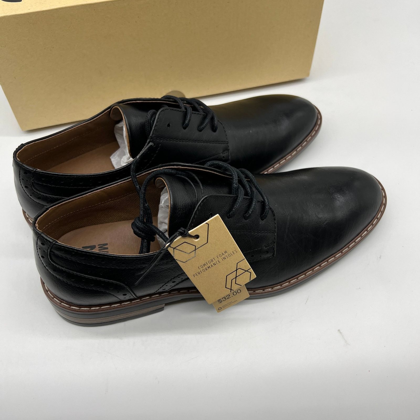 Other Madden NYC Men's Anthony Oxford Shoes Lace-up Black Size 8 Size US 8 / EU 41 - 4 Thumbnail