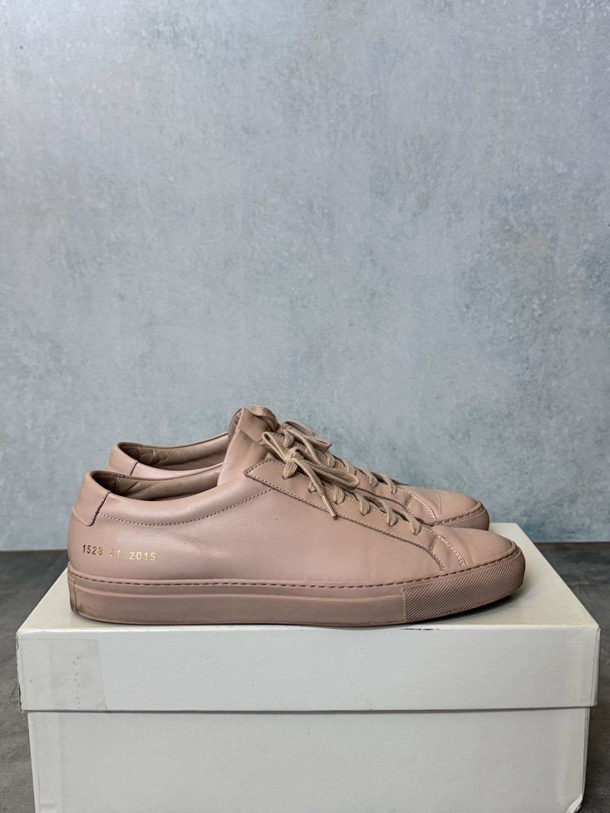Common Projects Common Projects Pink Original Achilles Low Sneakers US8 Size US 8 / EU 41 - 1 Thumbnail